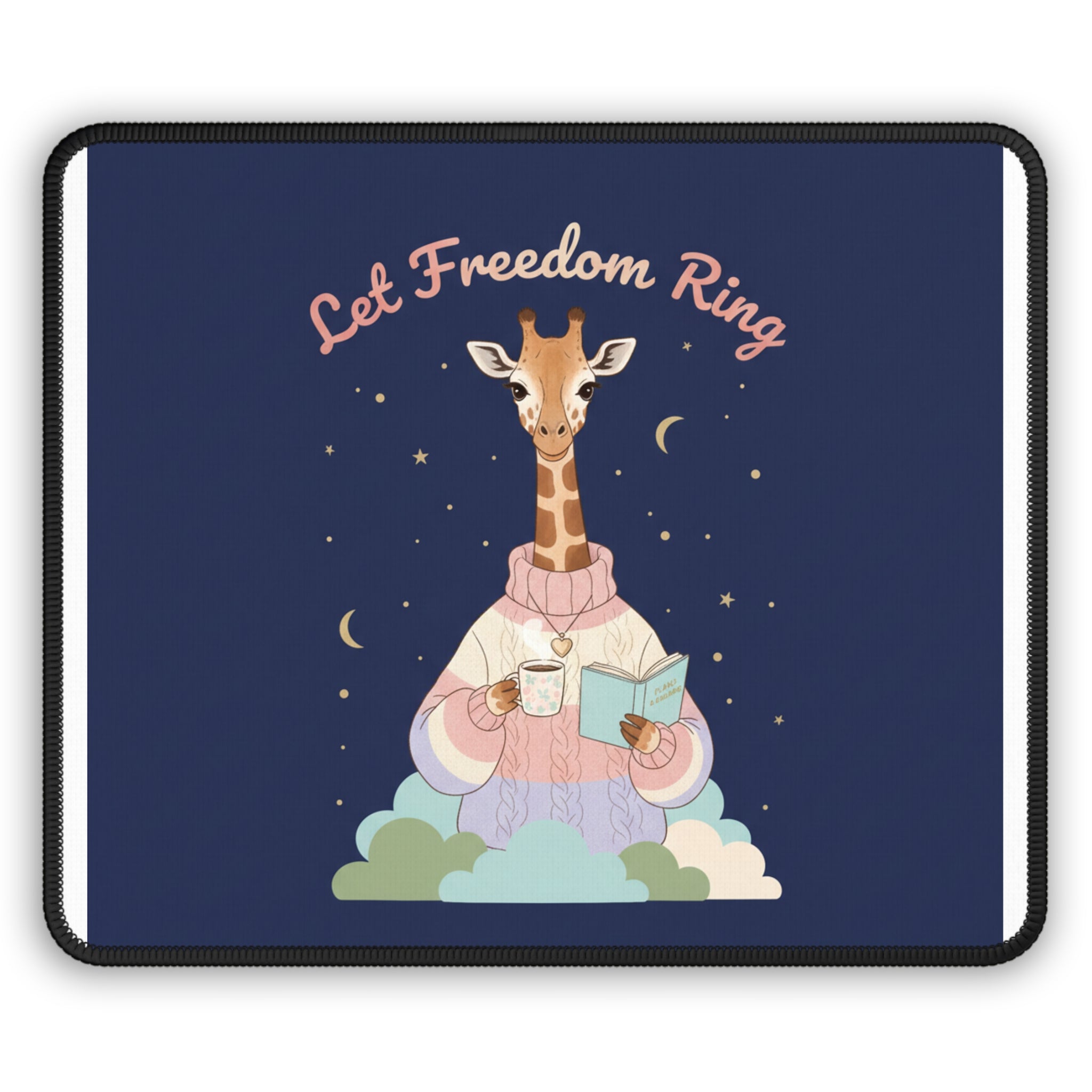 Giraffe Mouse Pad – Let Freedom Ring