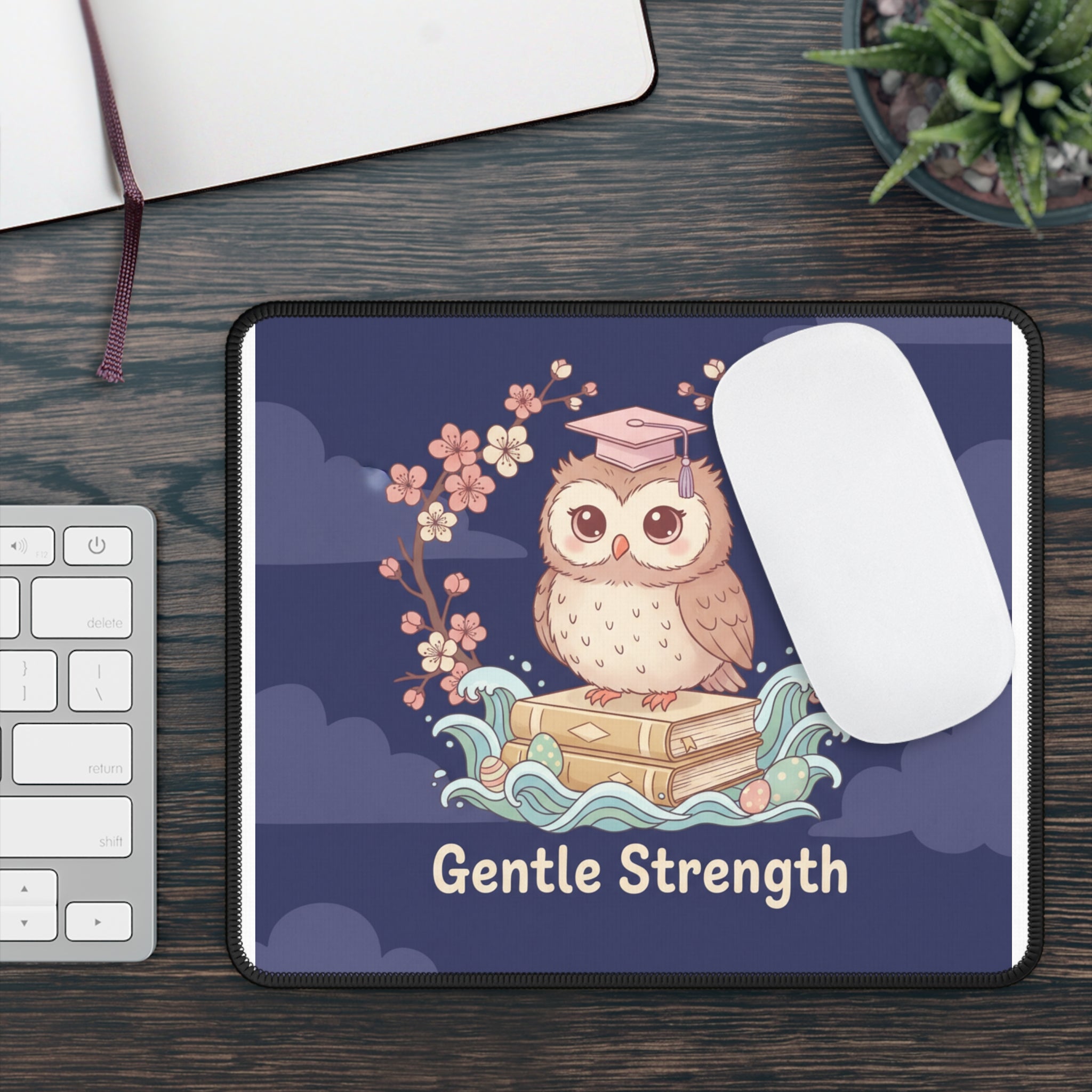 Owl Mouse Pad – Gentle Strength