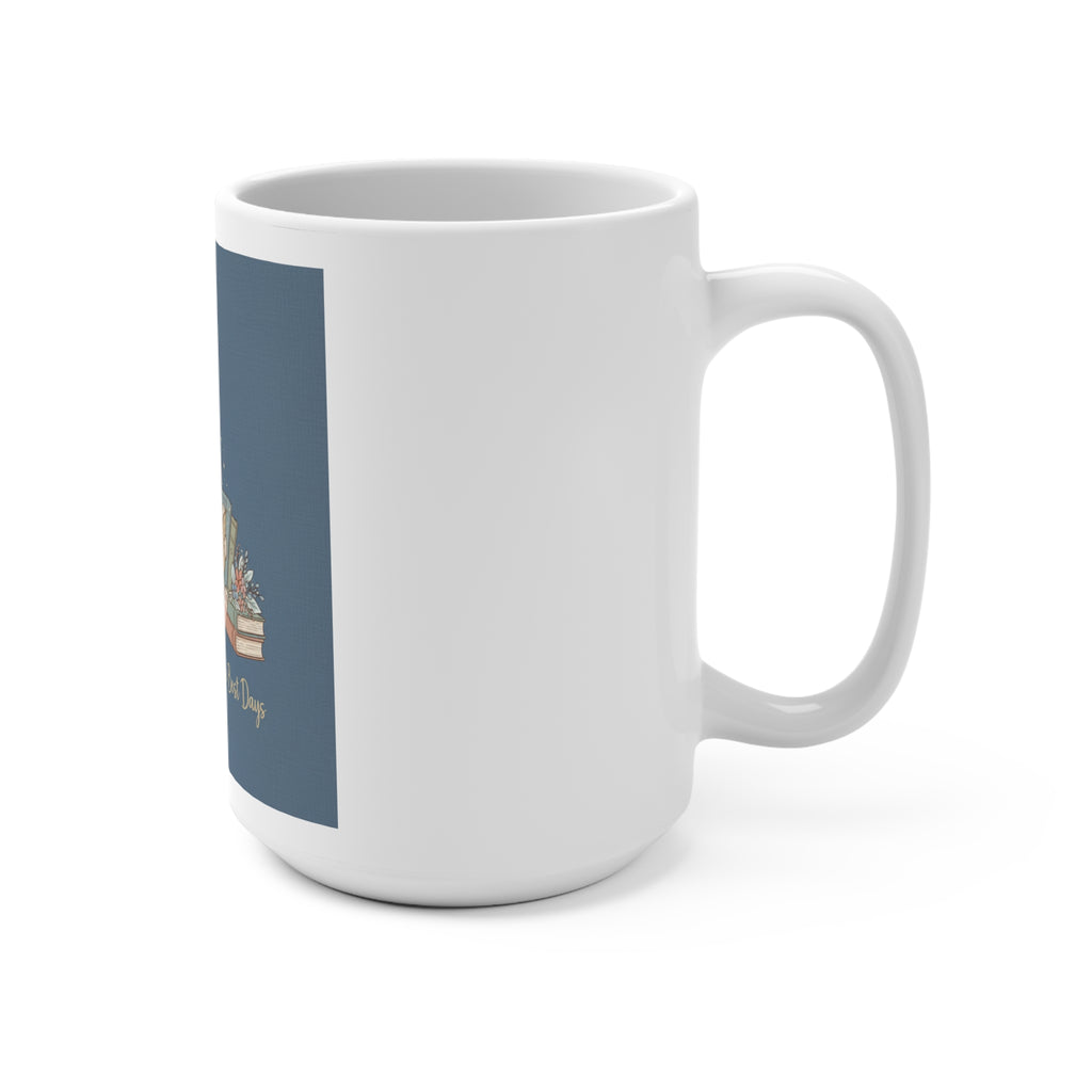 Library Days Are The Best Days Rabbit Mug 15oz