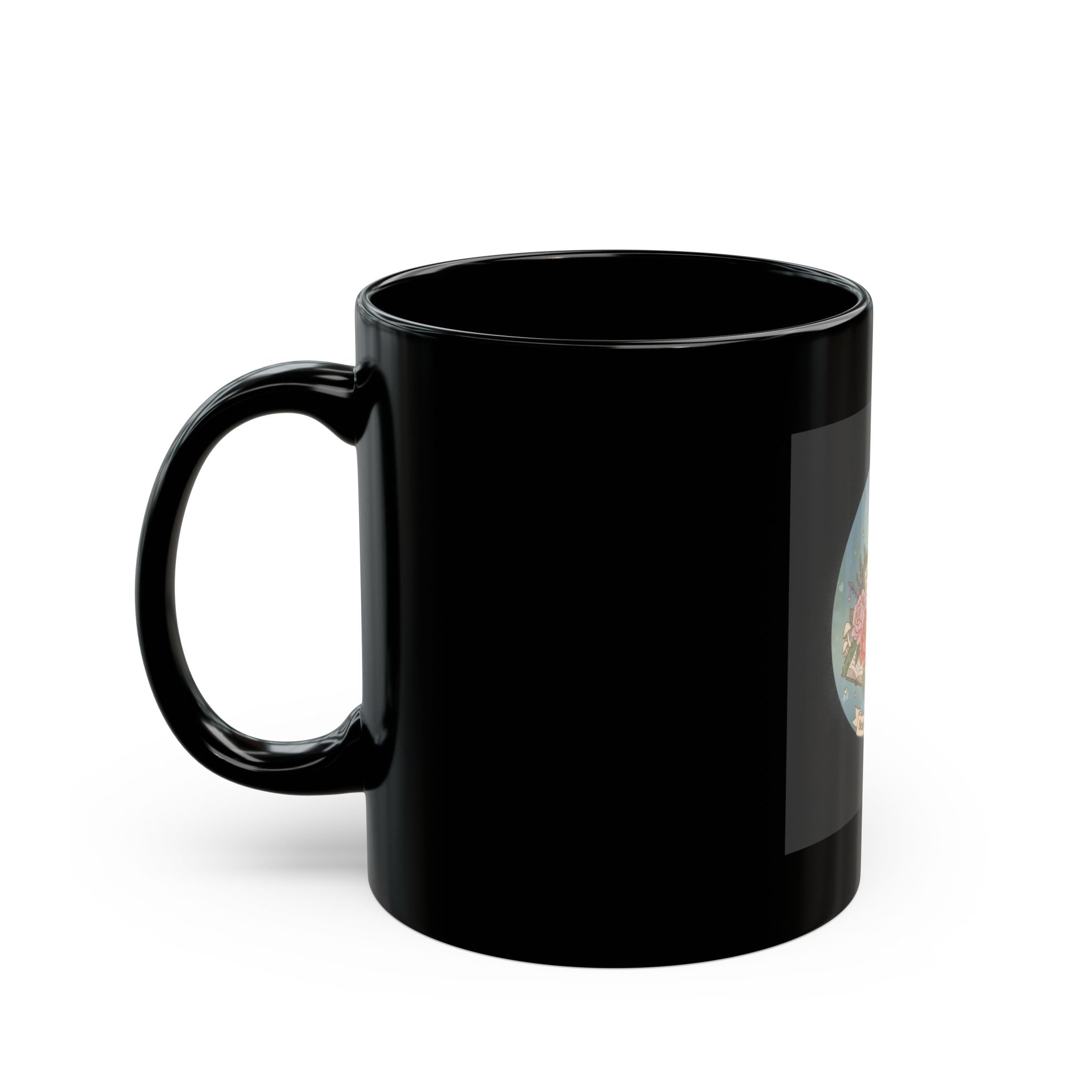 Study Now, Slay Later Black Mug 11oz