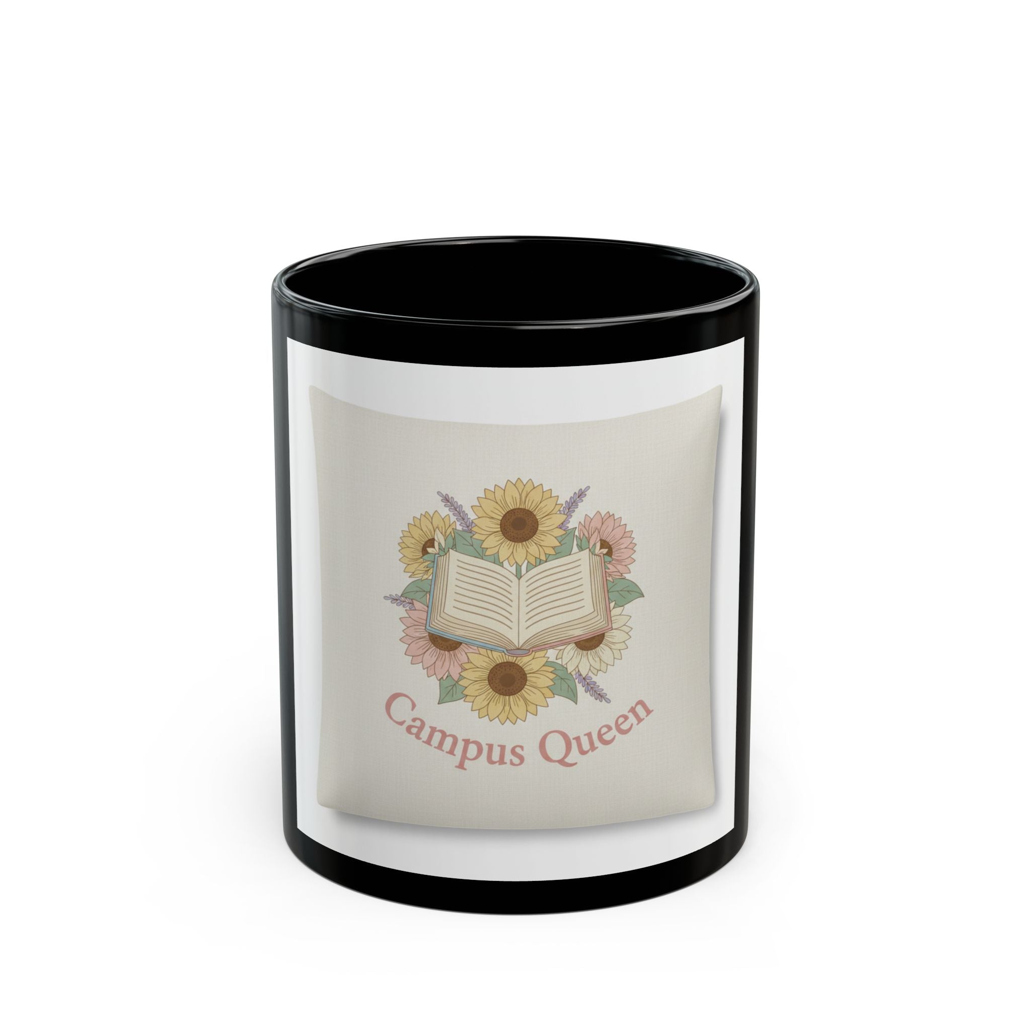 Campus Queen Black Mug 11oz