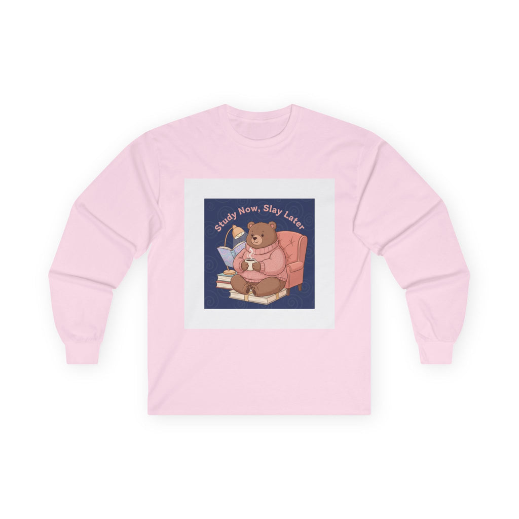 Bear Long Sleeve Tee – Study Now Slay Later