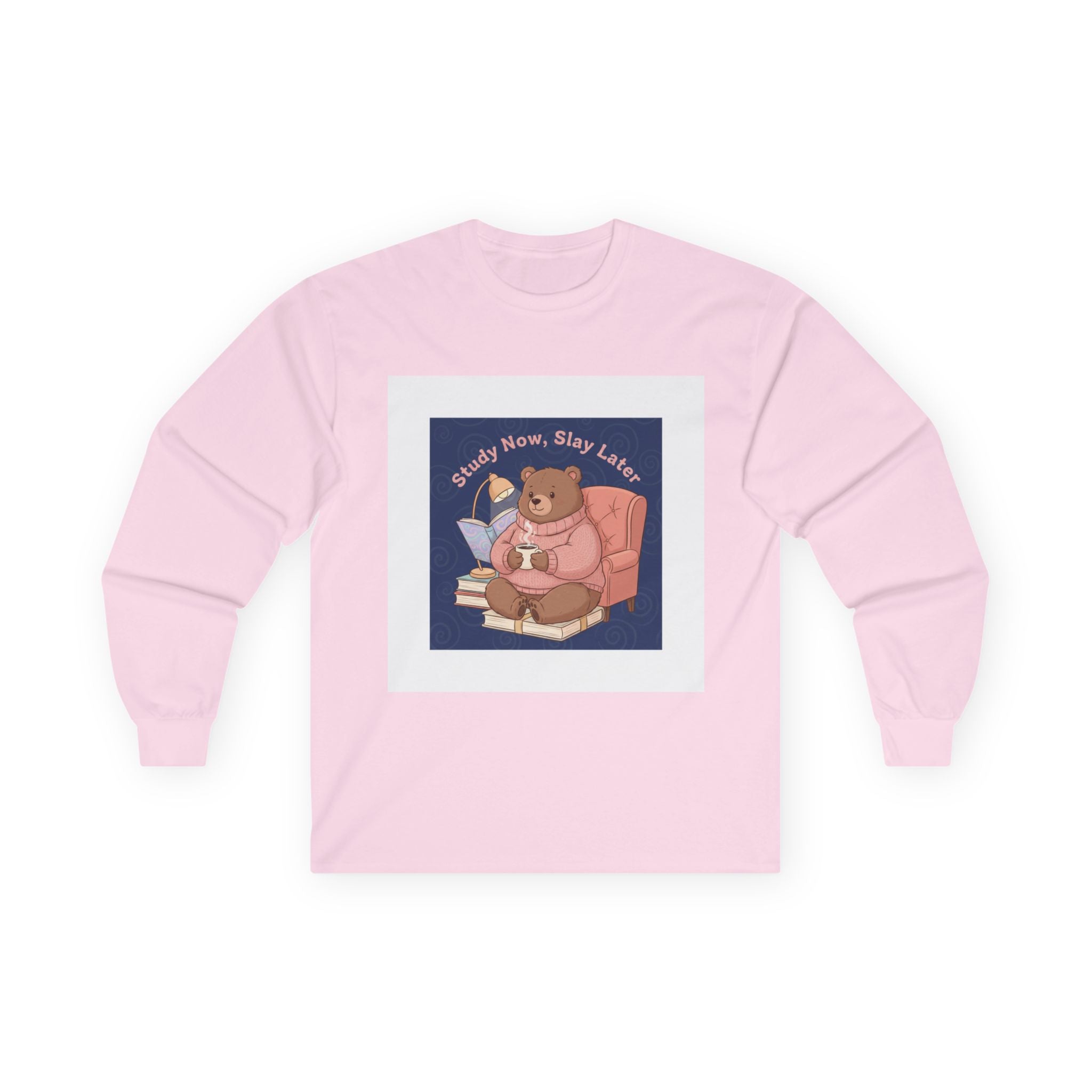 Bear Long Sleeve Tee – Study Now Slay Later