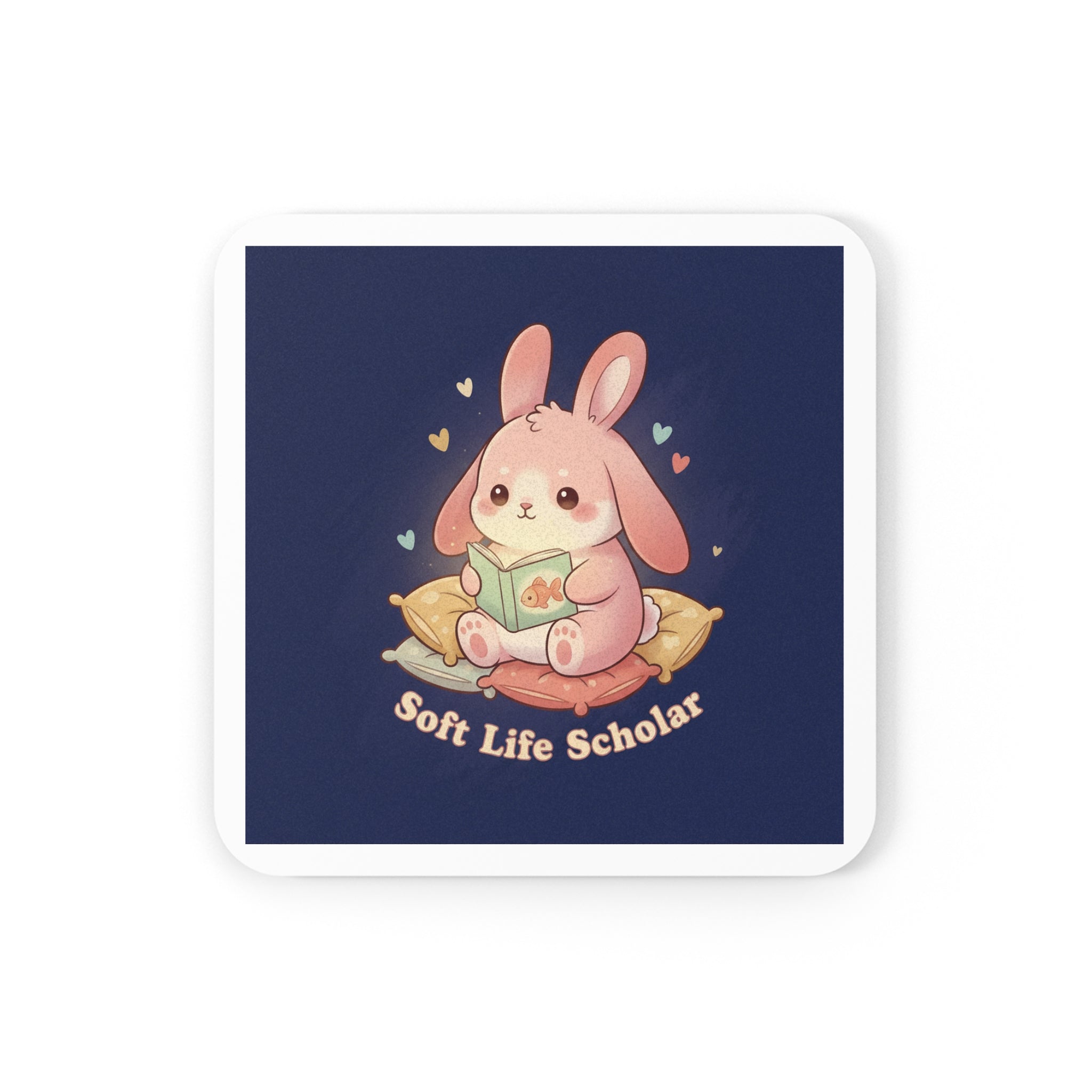 Bunny Cork Coaster – Soft Life Scholar