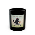 JUST KEEP GOING Black Mug