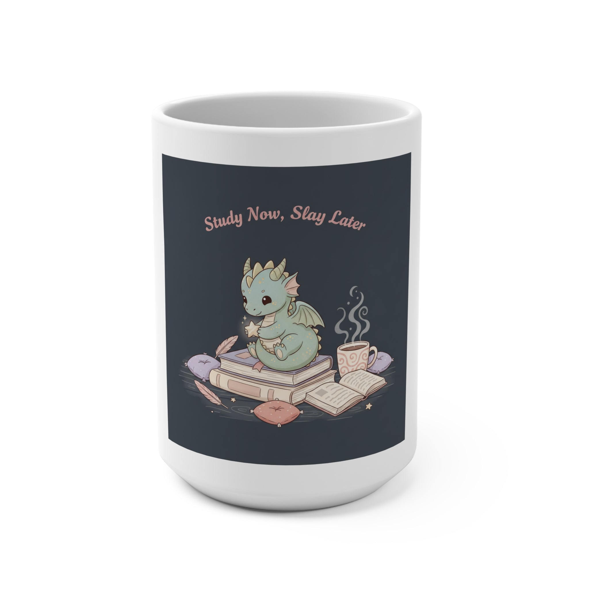 Bunny Mug 15oz – Study Now Slay Later