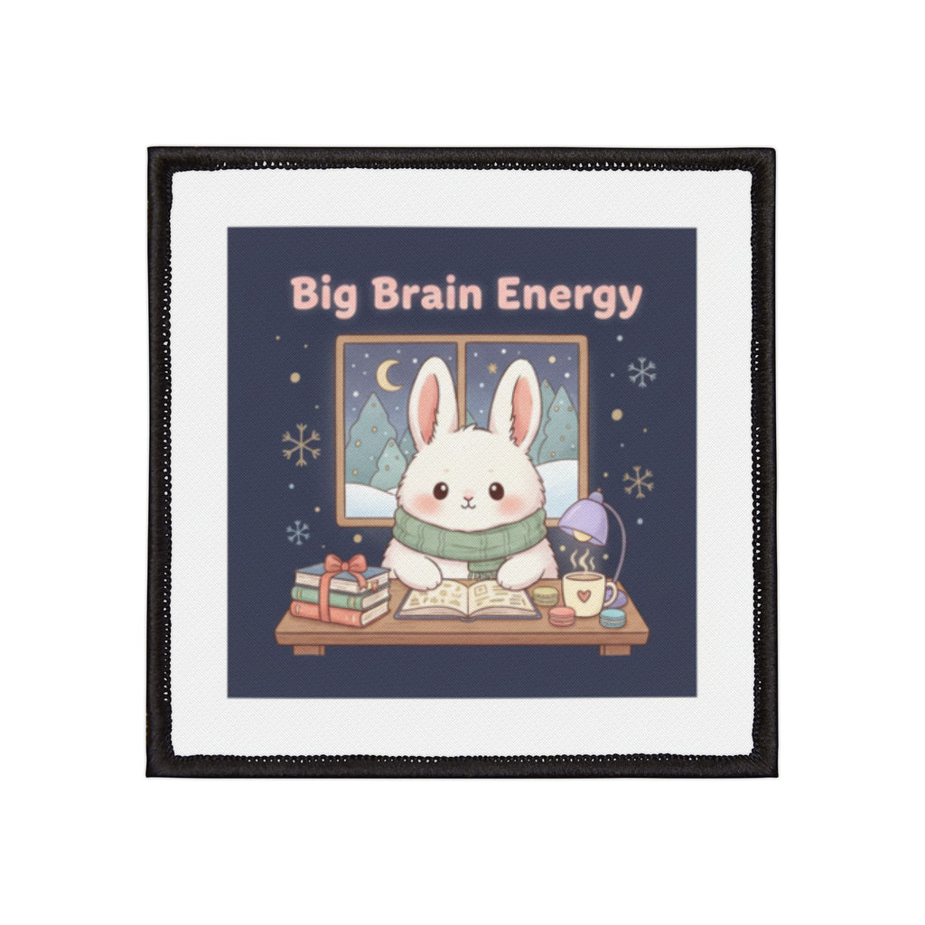 Bunny Iron-On Patch – Big Brain Energy
