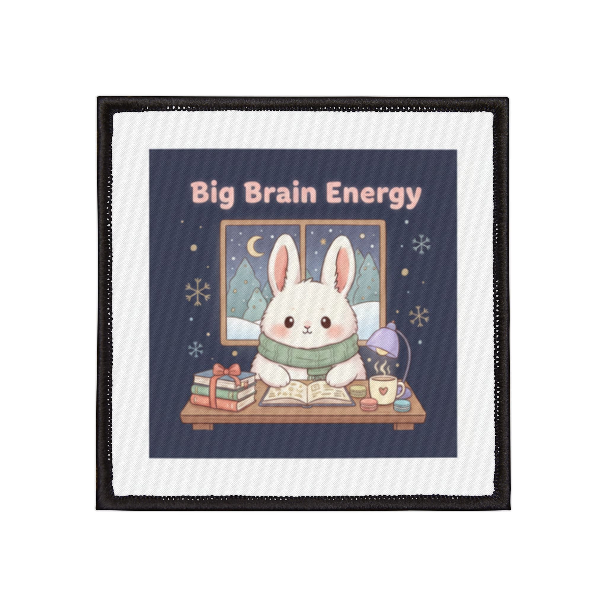 Bunny Iron-On Patch – Big Brain Energy