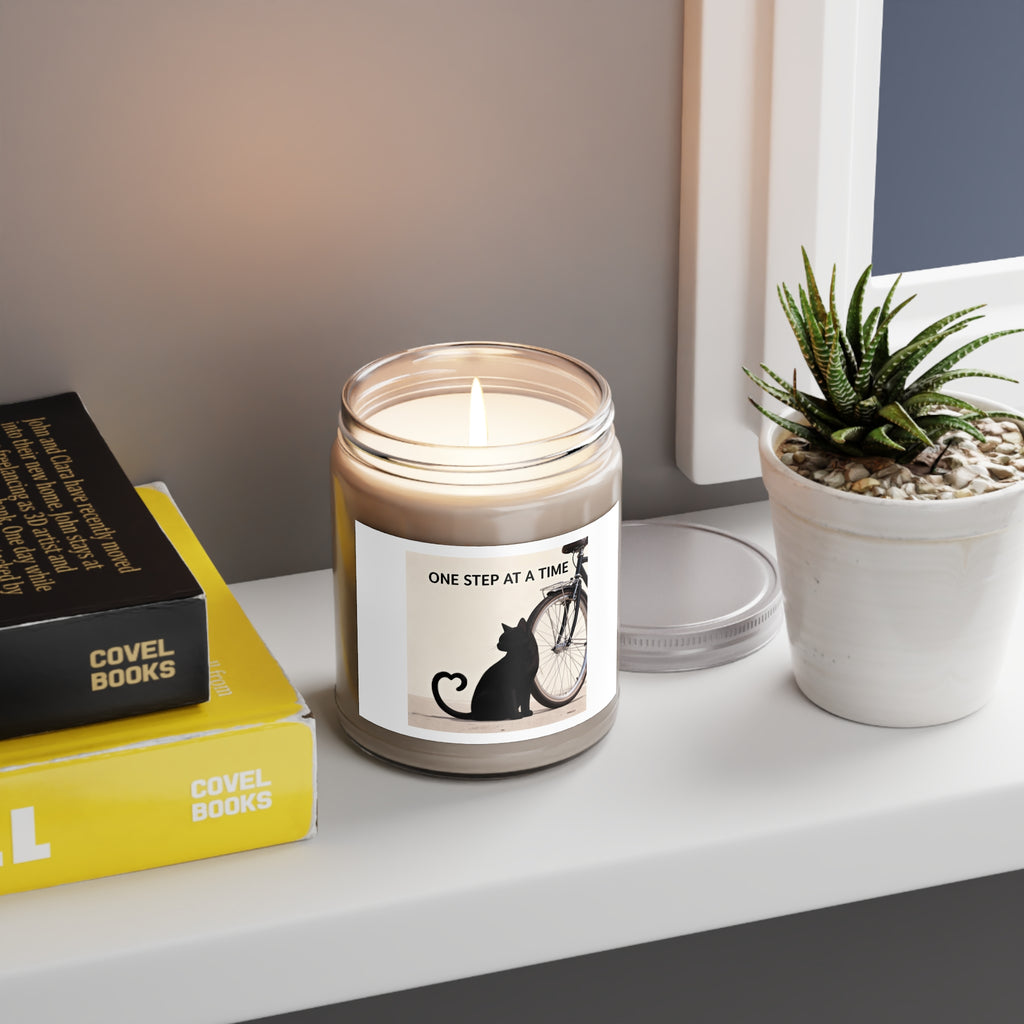 ONE STEP AT A TIME Cat Scented Candle