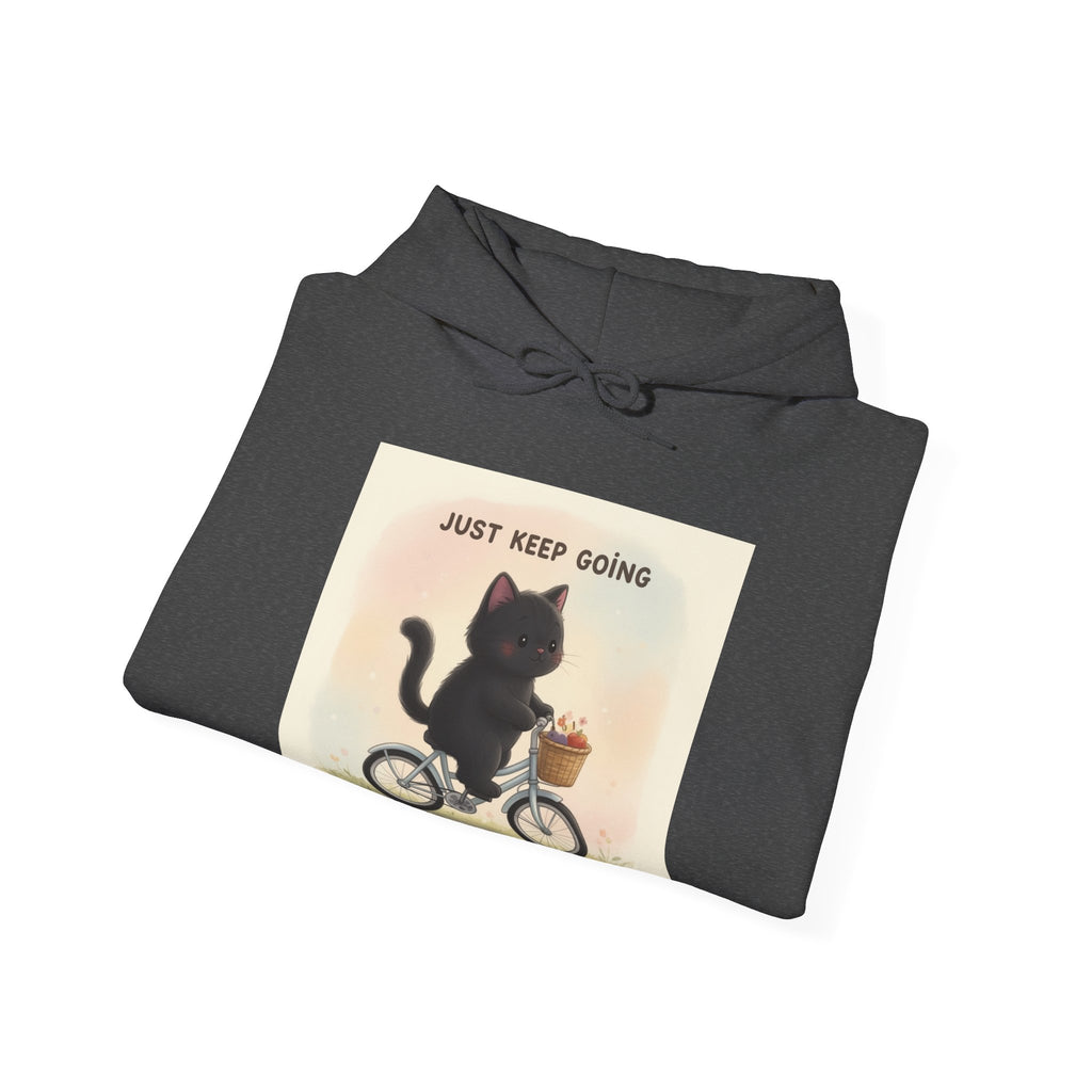 JUST KEEP GOING Cat Hoodie