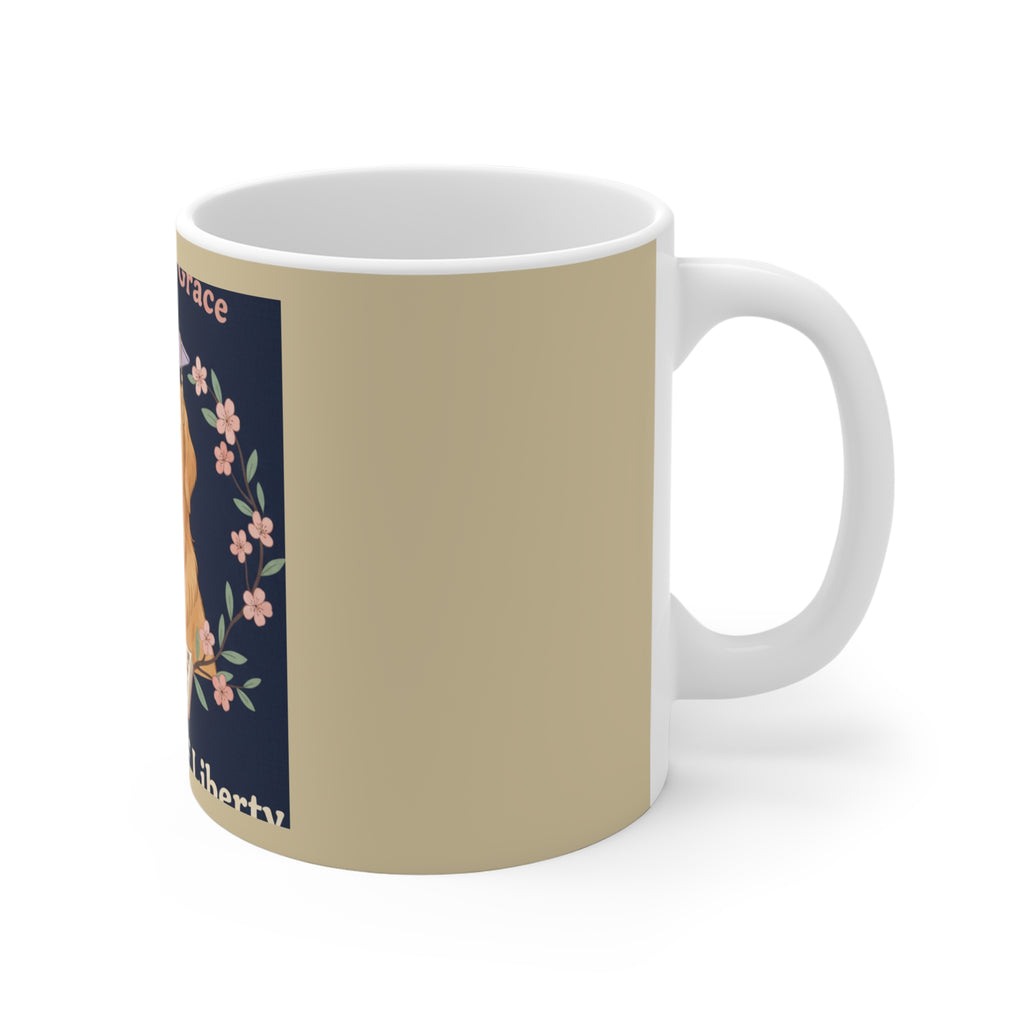 Golden Retriever Mug 11oz – Bloom With Grace