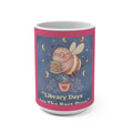 Bee Mug 15oz – Library Days Are the Best Days