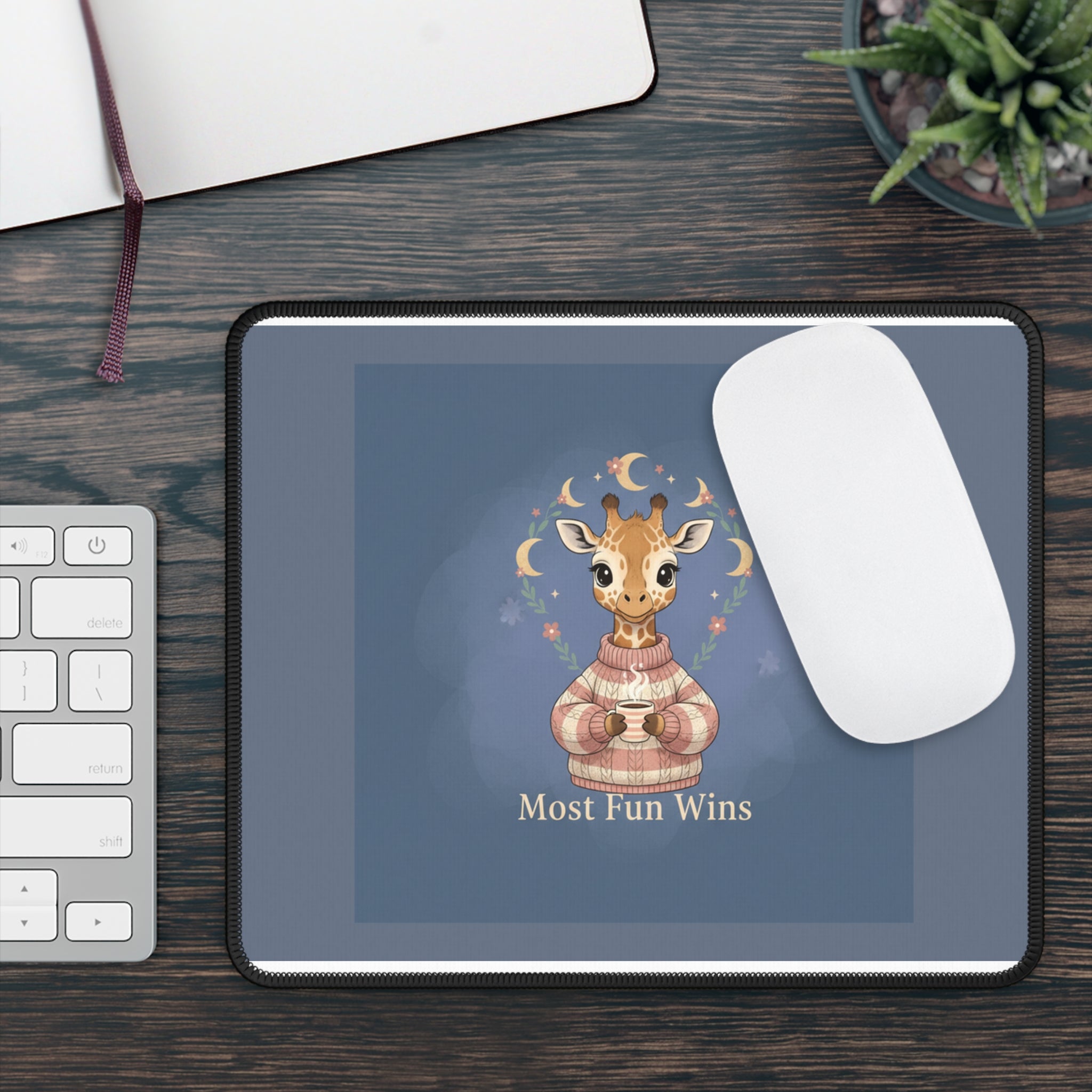 Giraffe Mouse Pad – Most Fun Wins