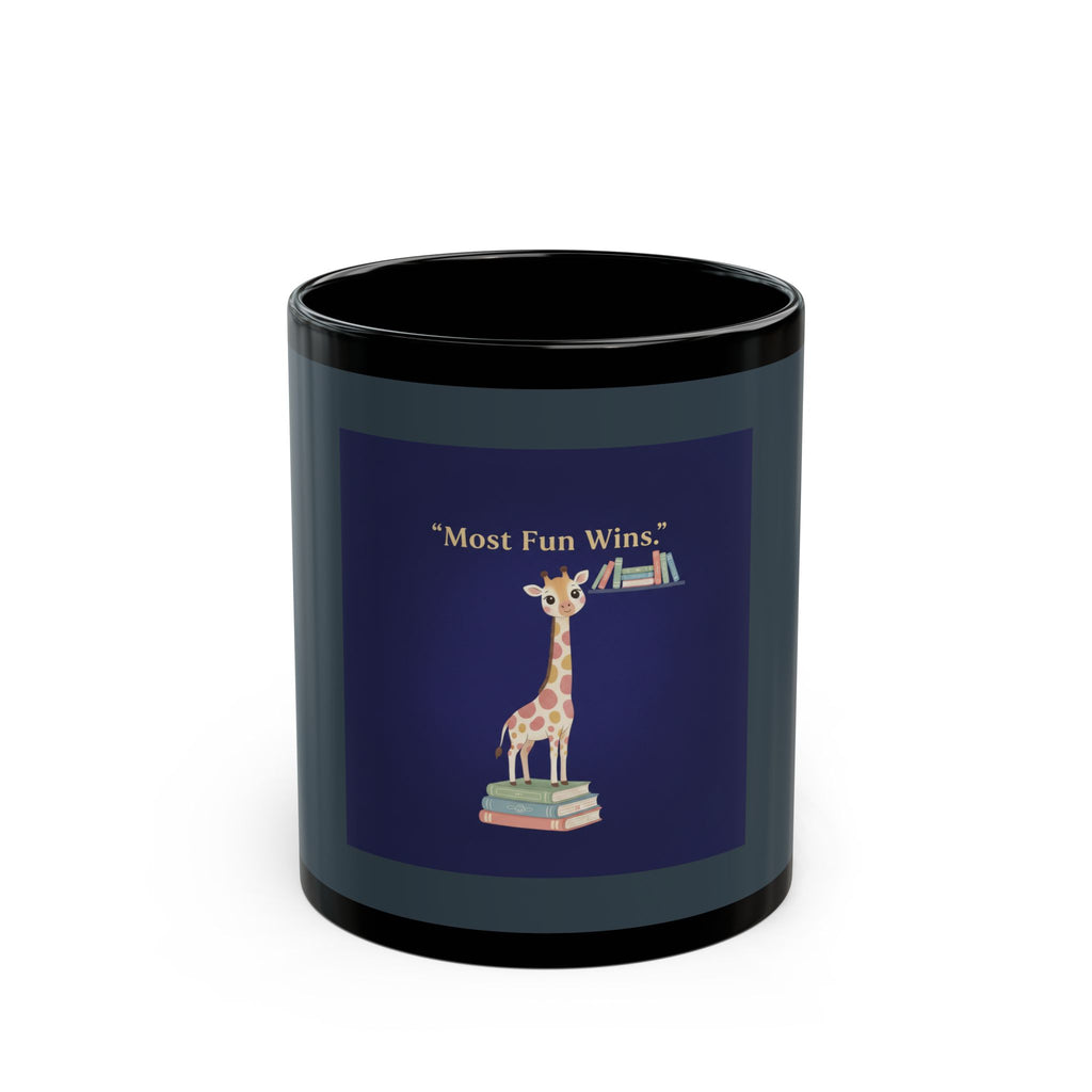 Giraffe Black Mug 11oz – Most Fun Wins