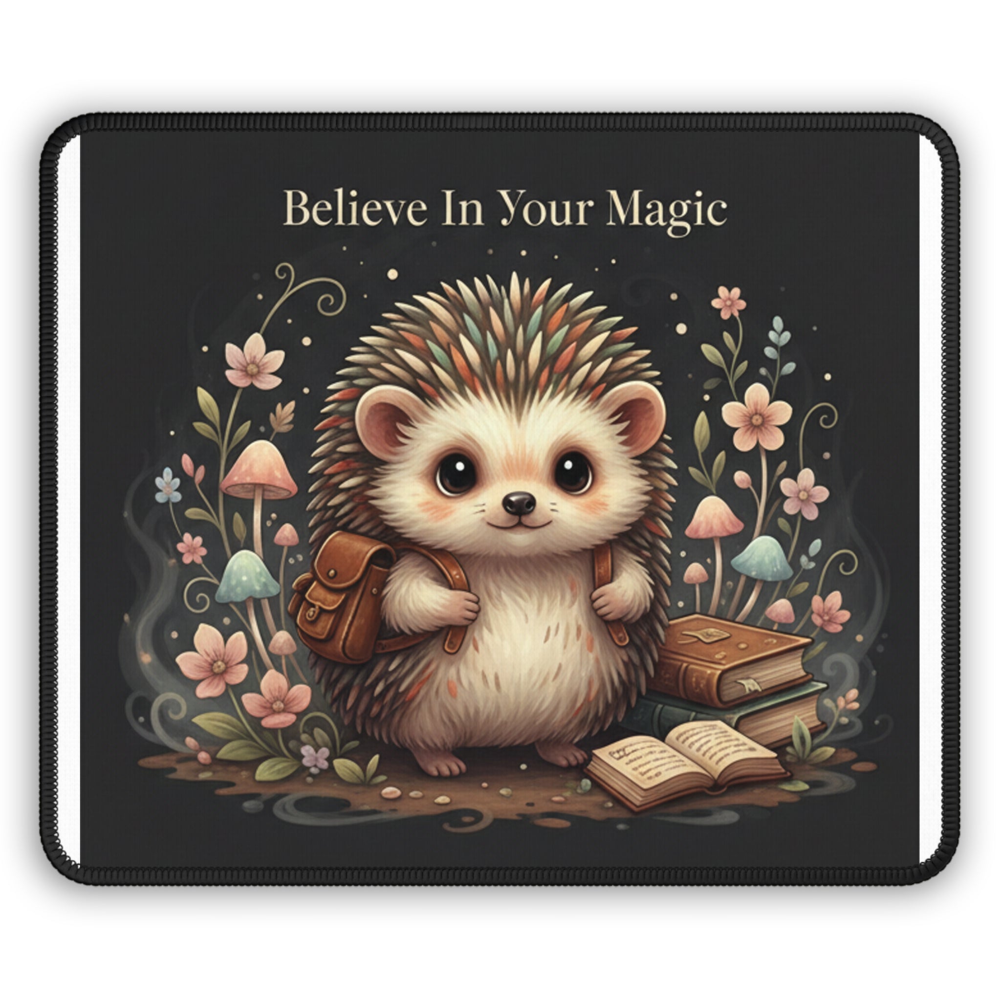 Hedgehog Mouse Pad – Believe in Your Magic