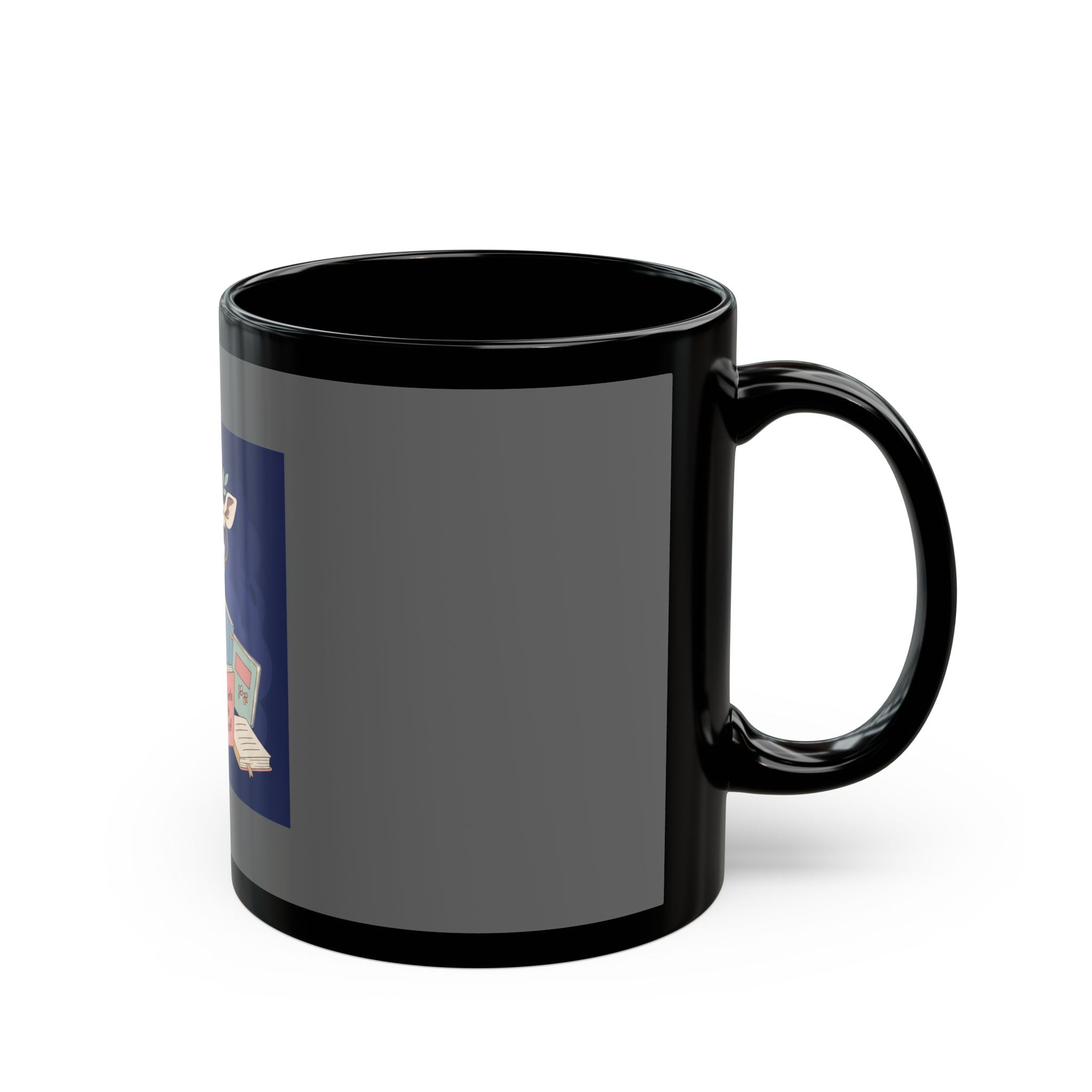 Giraffe Black Mug 11oz – Be Gentle With Yourself