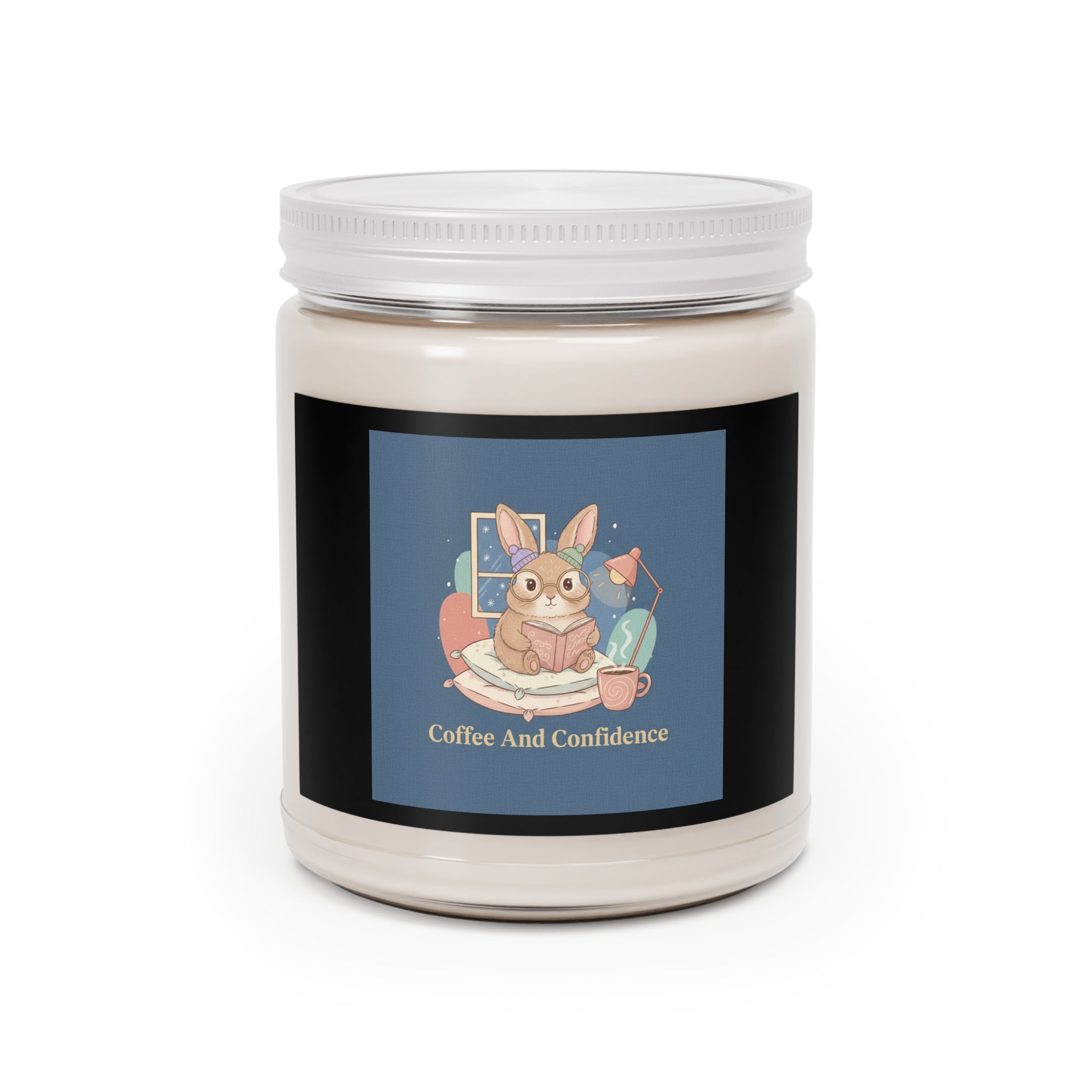 Rabbit Scented Candle – Coffee and Confidence