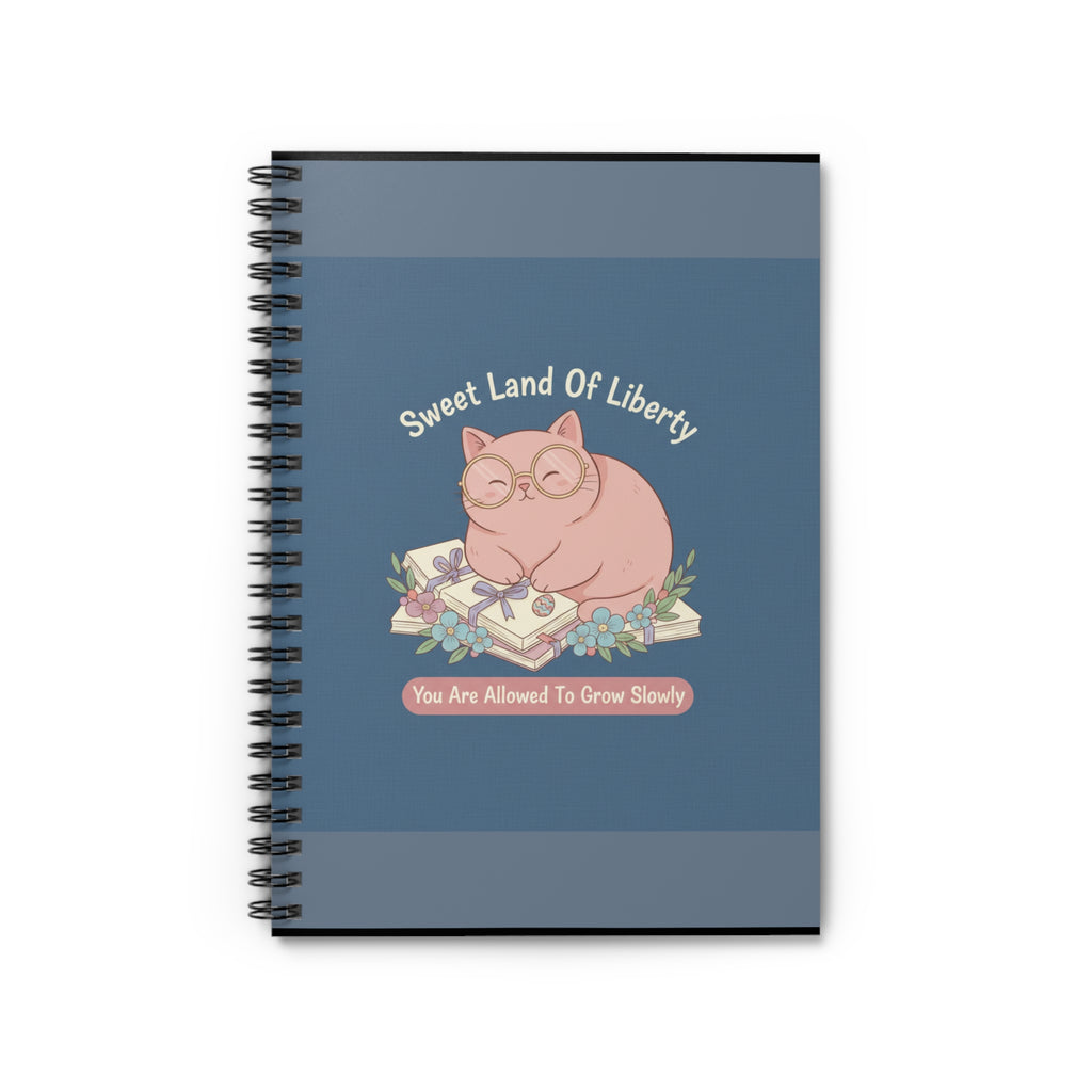 Cat Spiral Notebook – Sweet Land of Liberty