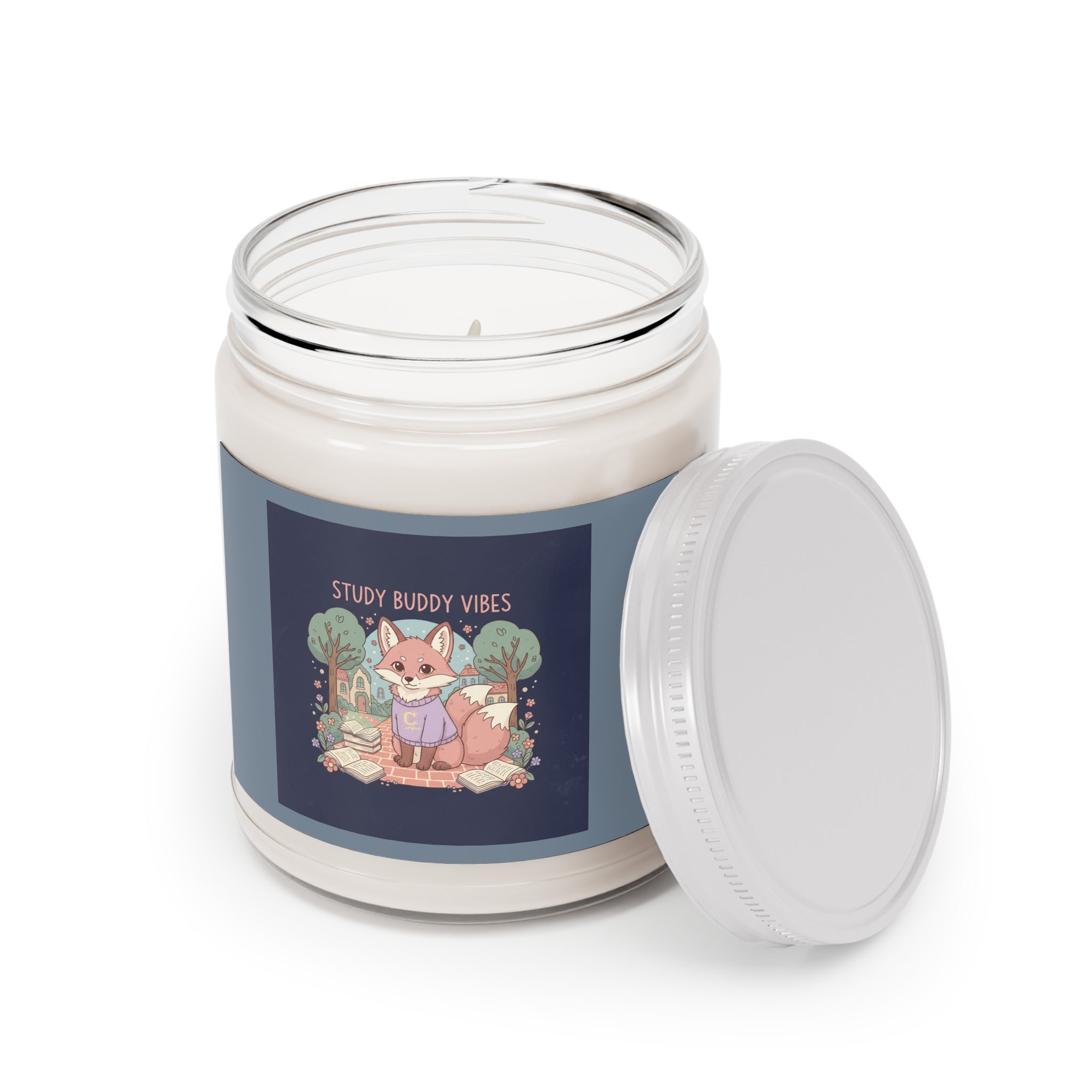 Fox Scented Candle – Study Buddy Vibes