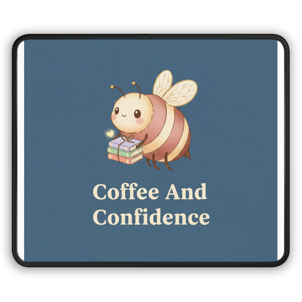 Bee Mouse Pad – Coffee and Confidence