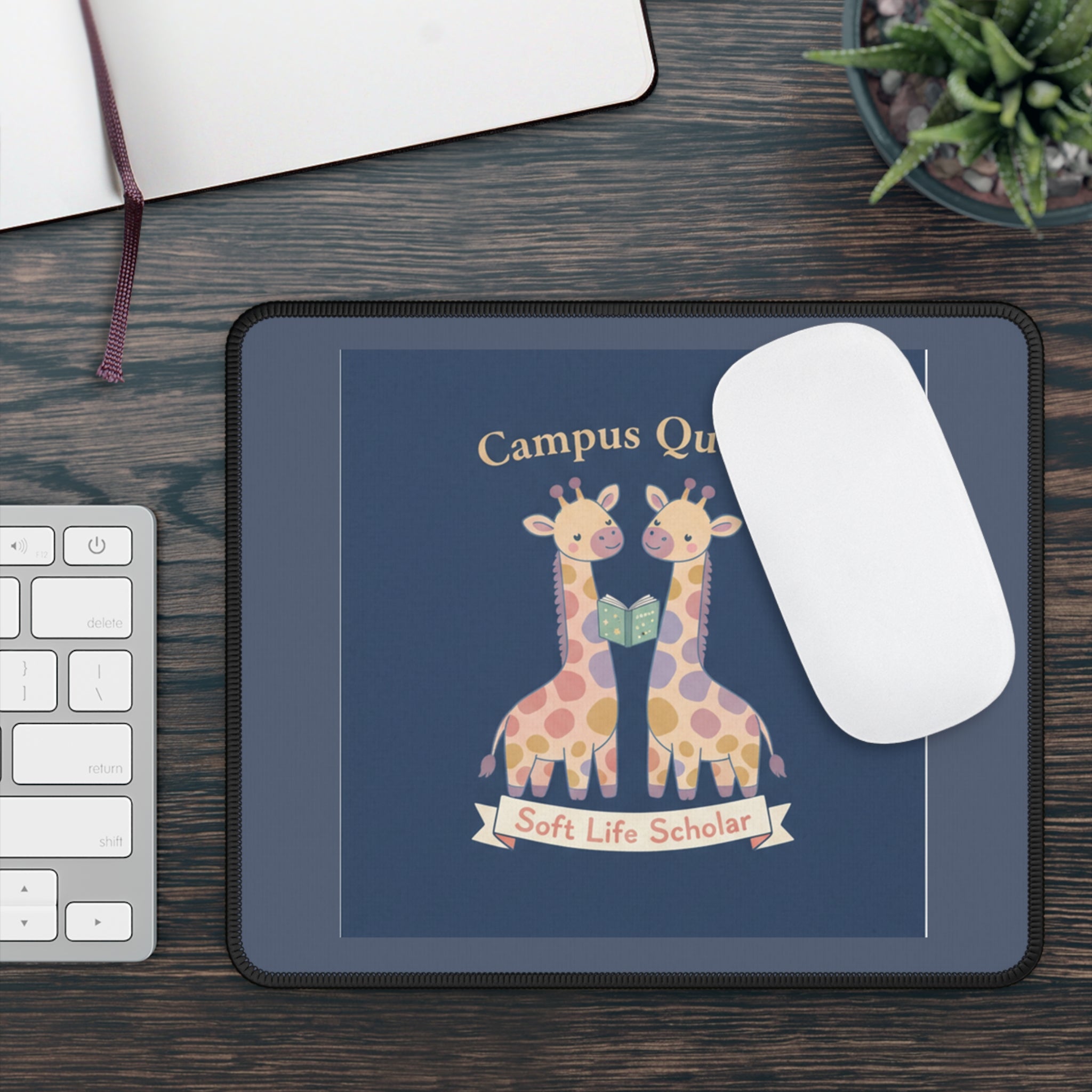 Giraffes Mouse Pad – Campus Queen Soft Life Scholar