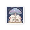 Two Cute Bunnies Cork Coaster – One Nation Under God