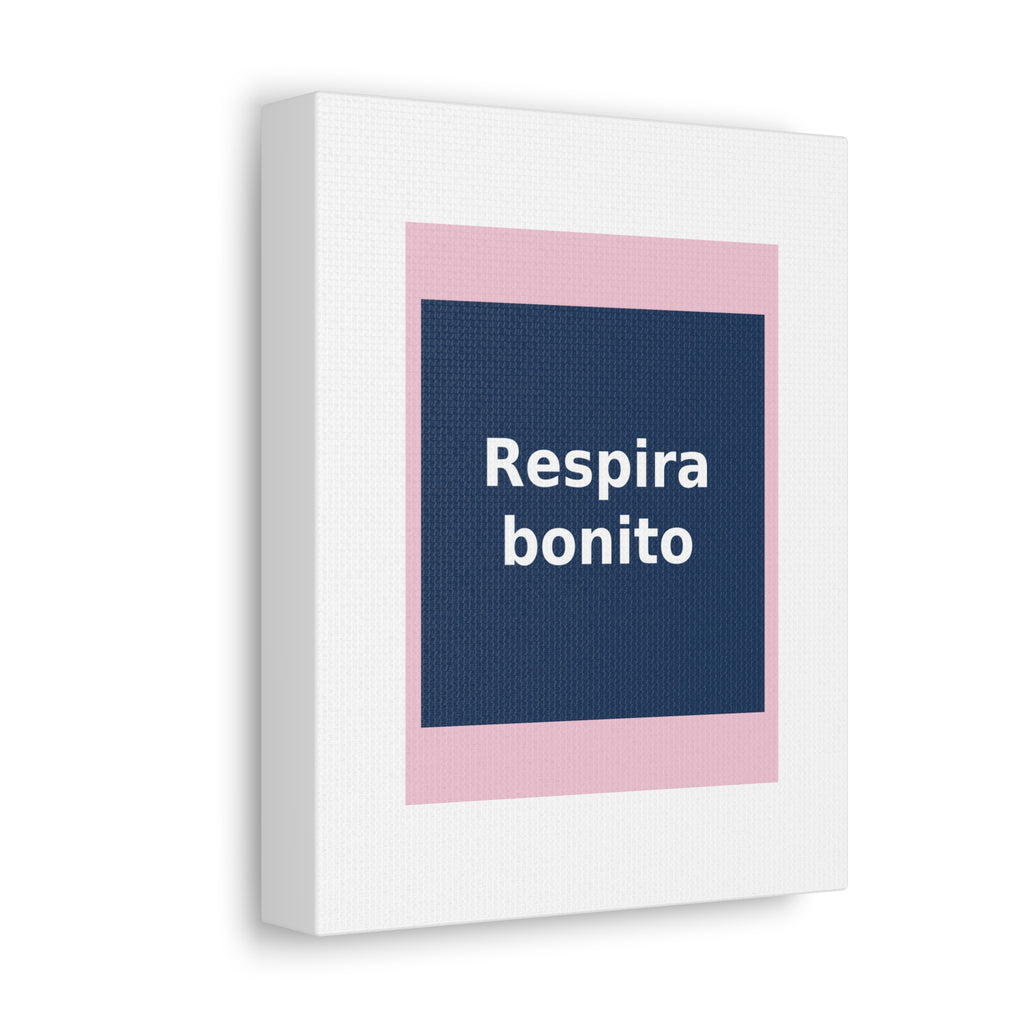 "Respira bonito" Black Cat Canvas | Trendy Gift for Her | Lifestyle | KayKay Classics