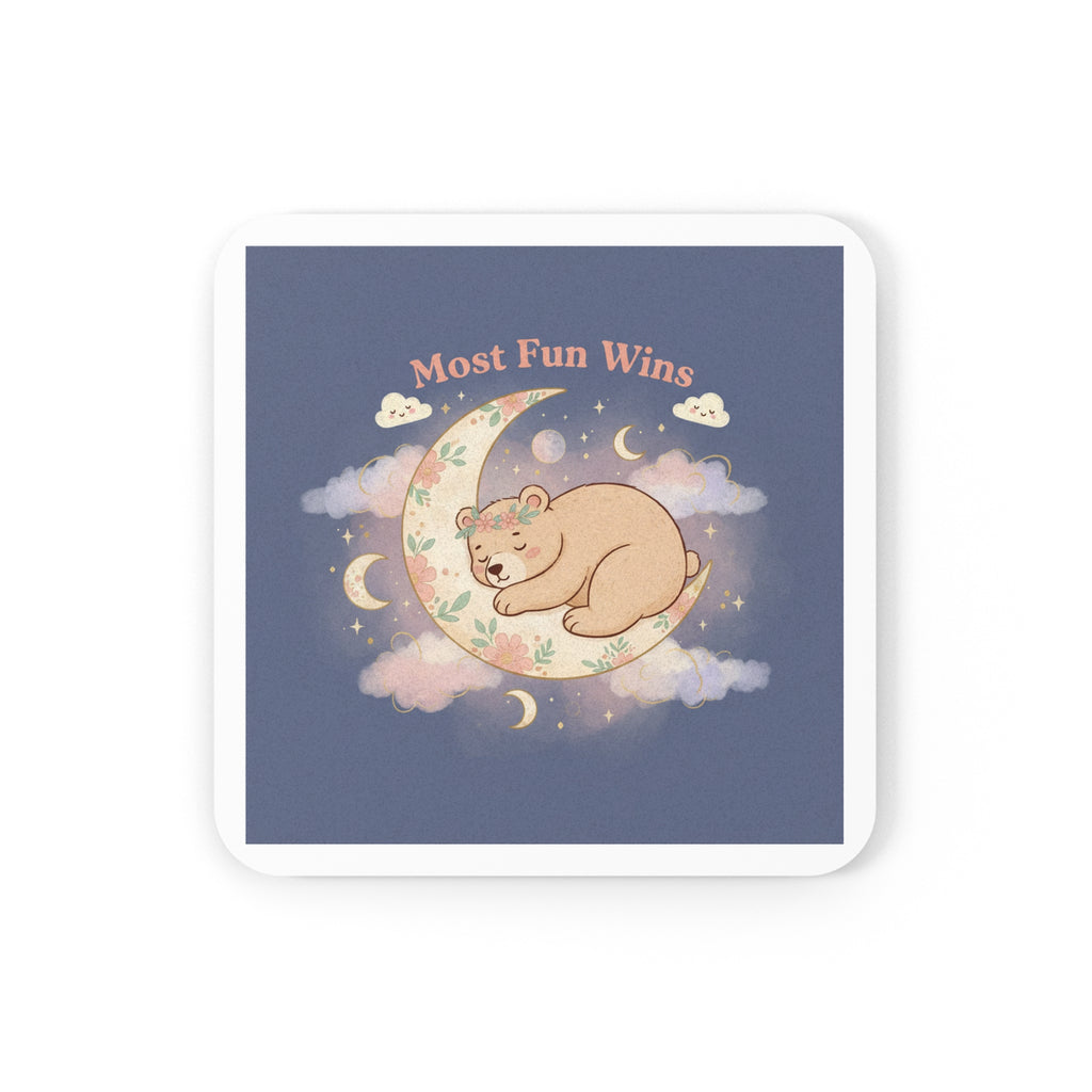 Bear Cork Coaster – Most Fun Wins