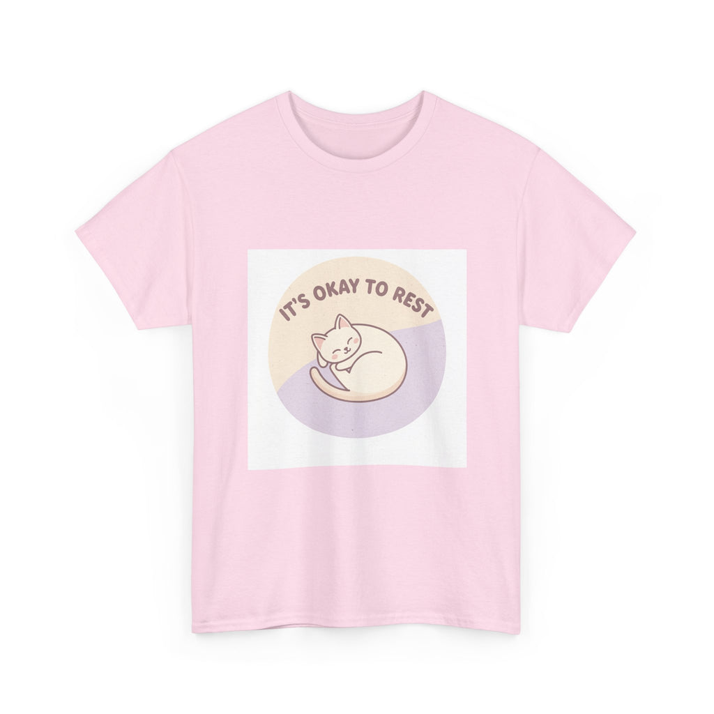 "IT'S OKAY TO REST" Black Cat Kids Tee | College Girl Gift | Fashion | KayKay Classics