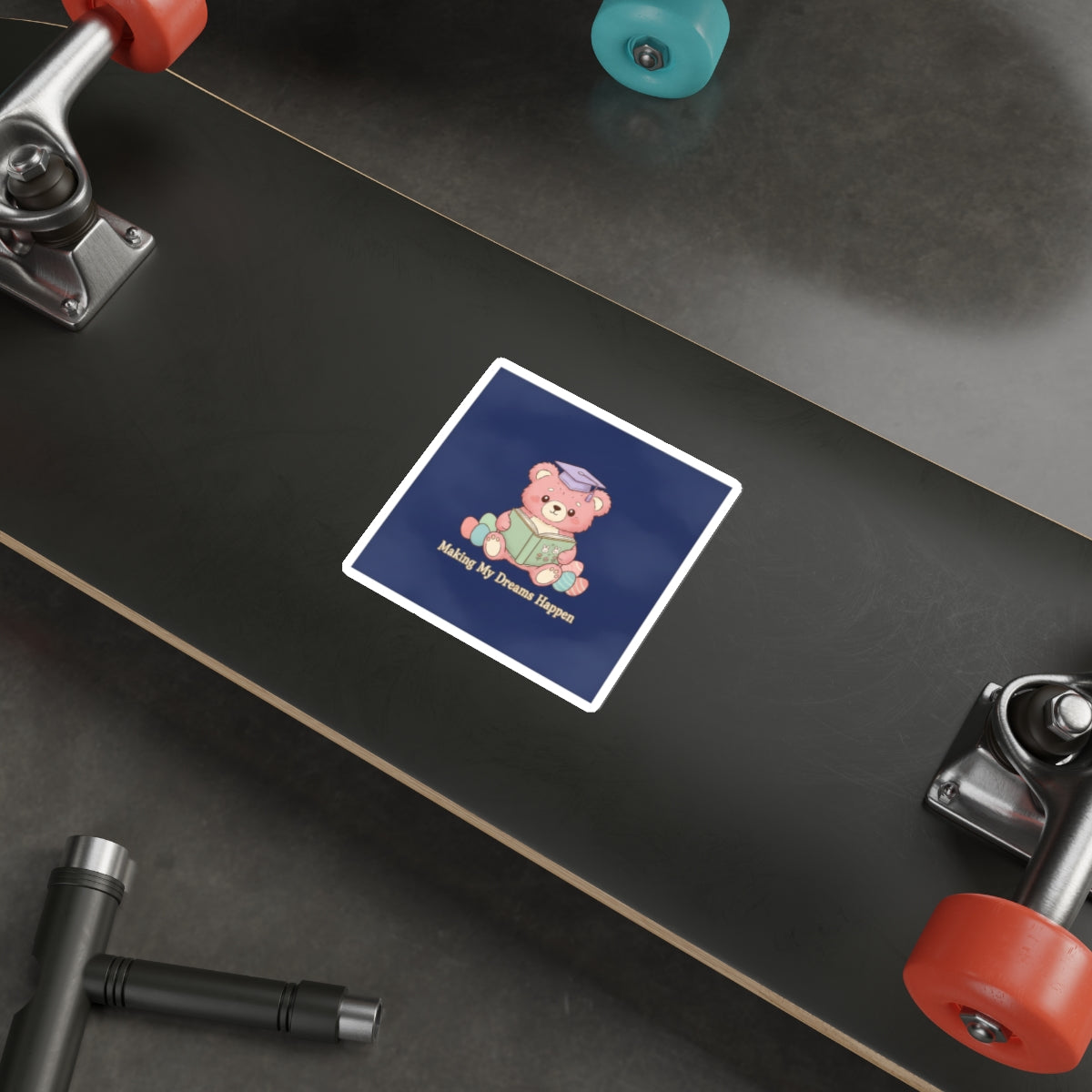 Bear Die-Cut Sticker – Making My Dreams Happen