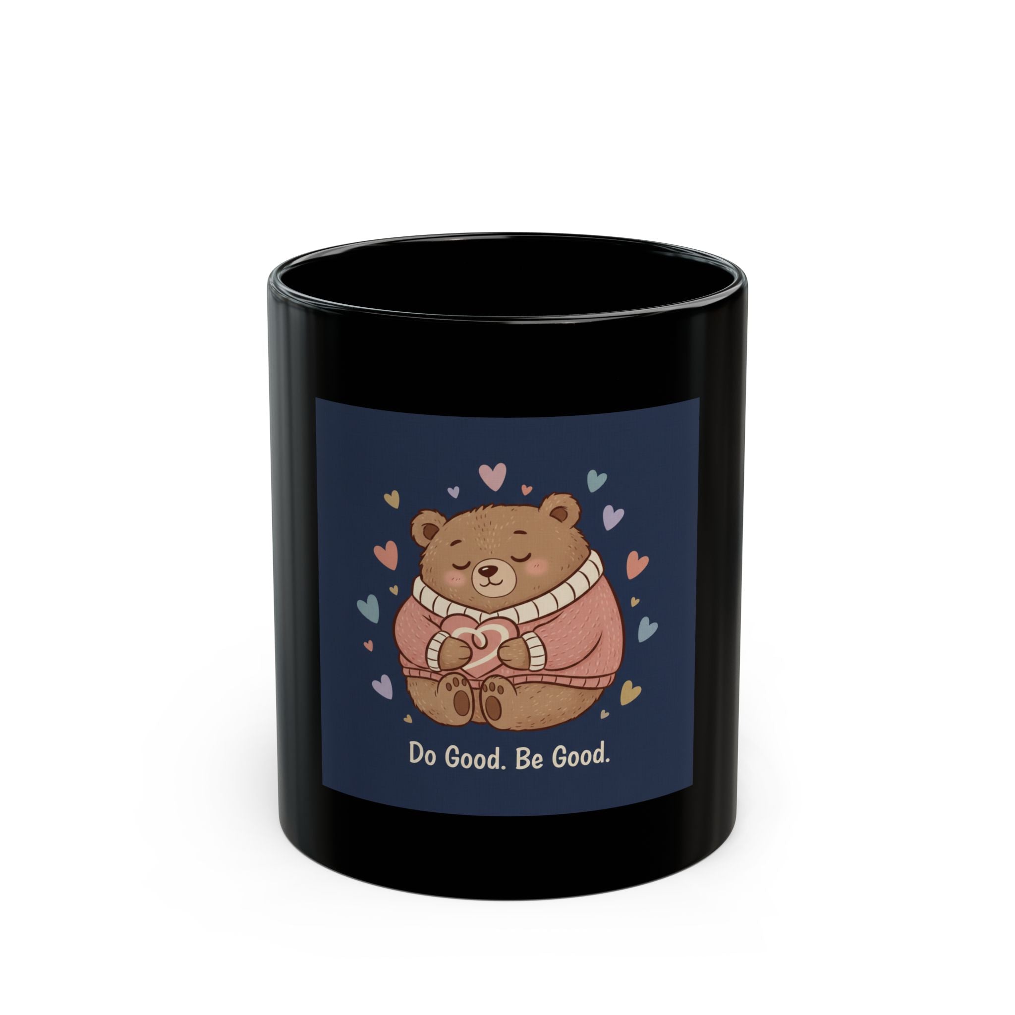 Bear Black Mug 11oz – Do Good Be Good