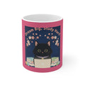 Black Cat Mug 11oz – Dream Big Study Hard