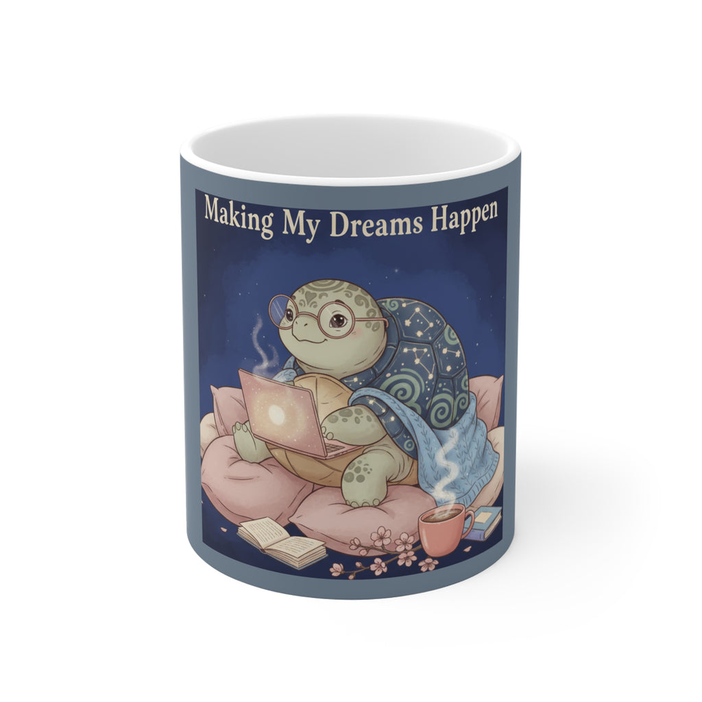 Turtle Mug 11oz – Making My Dreams Happen