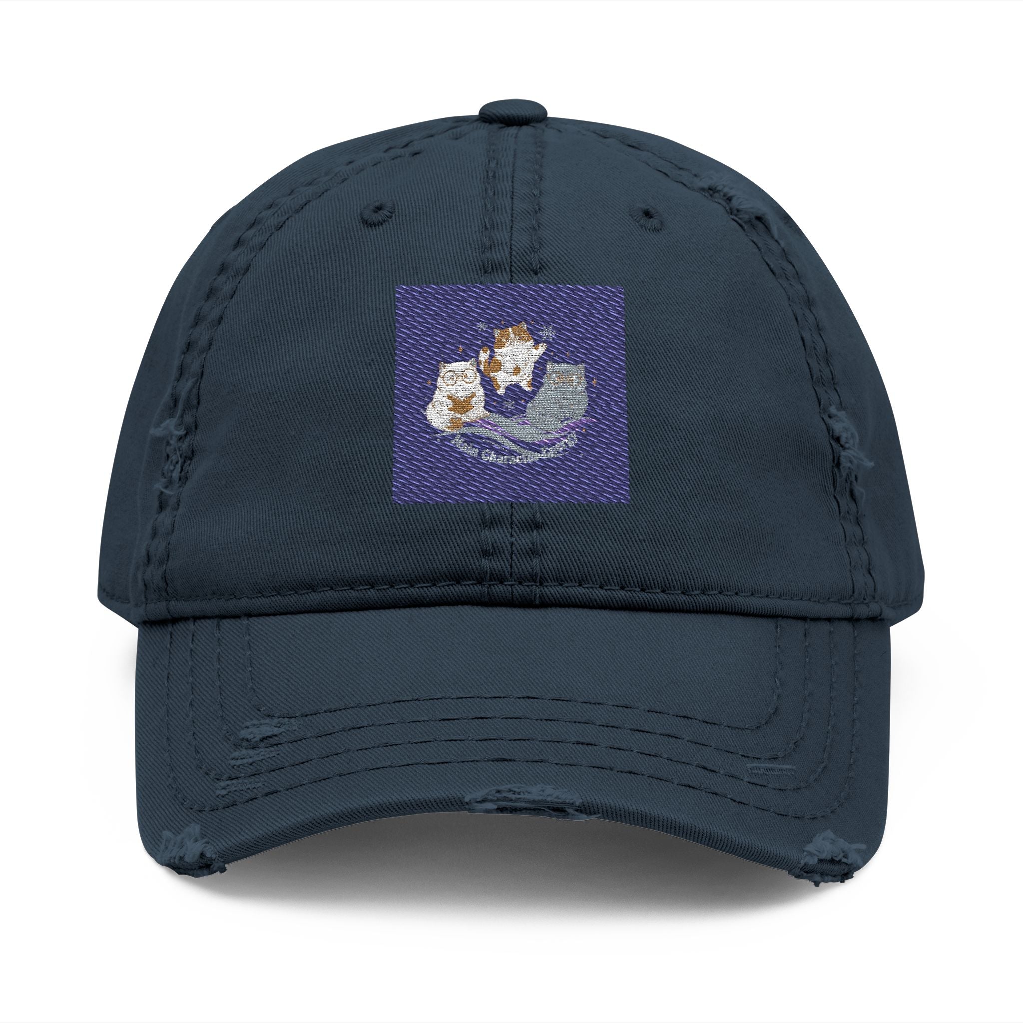Cats With Glasses Dad Hat – Main Character Energy