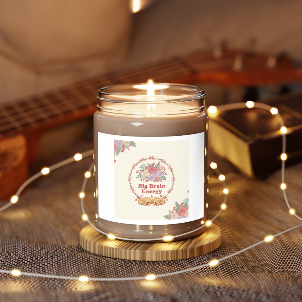 Big Brain Energy Puppies Scented Candle