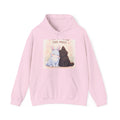 "YOU'RE NEVER TOO MUCH" Black Cat Hoodie | College Girl Gift | Fashion | KayKay Classics
