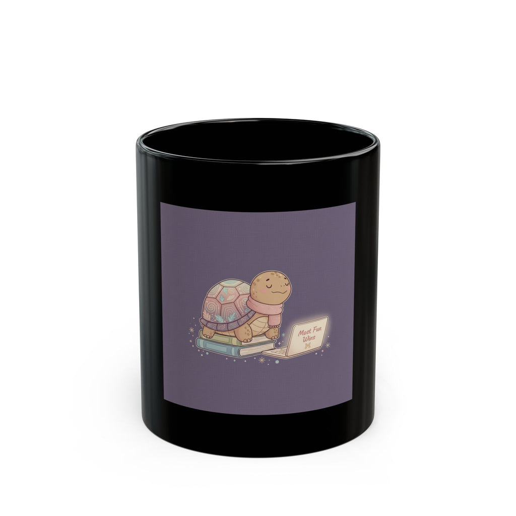 Bunny Black Mug 11oz – Most Fun Wins