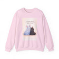 "YOU'RE NEVER TOO MUCH" Black Cat Crewneck | College Girl Gift | Fashion | KayKay Classics