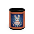 Rabbit Black Mug 11oz – Dream Big, Study Hard