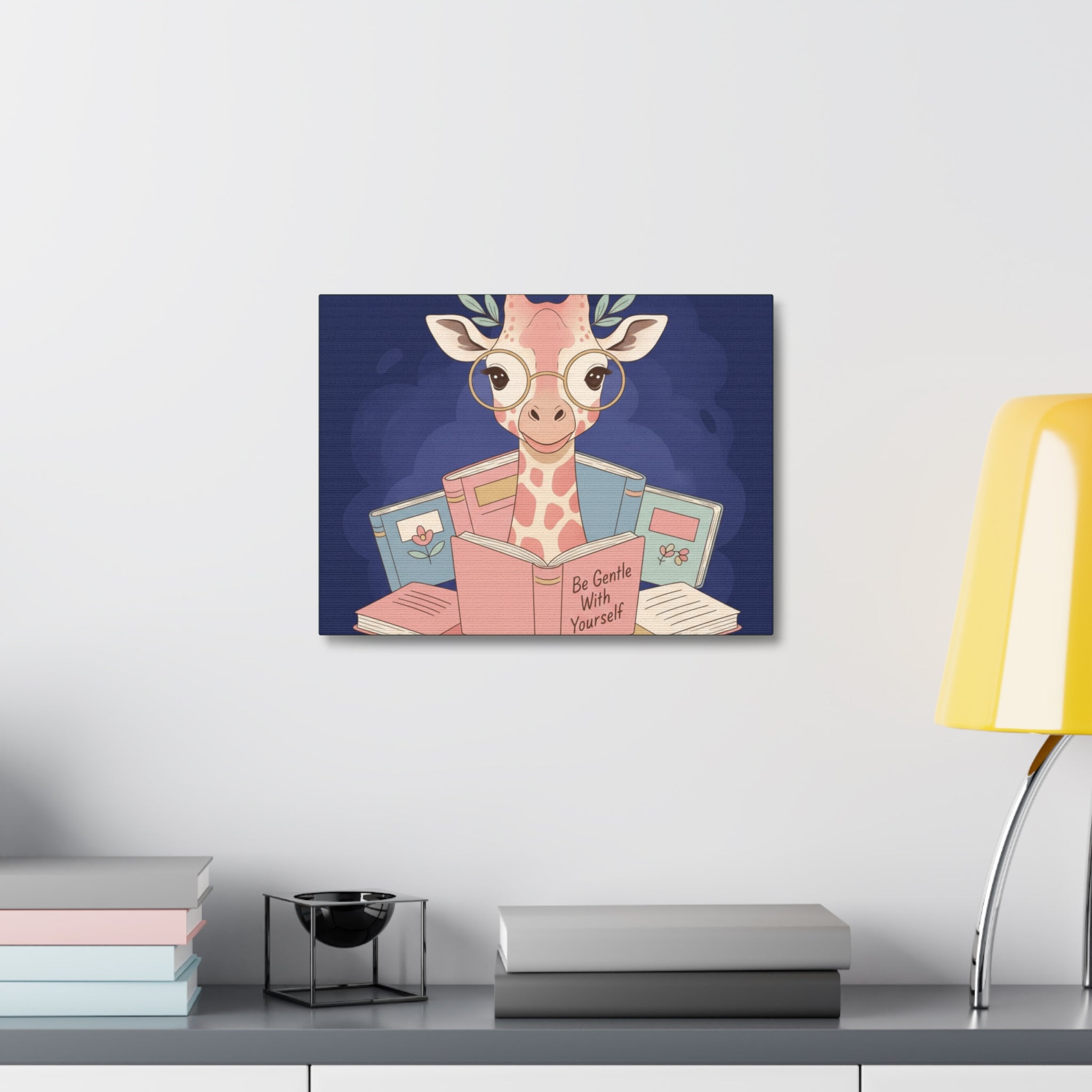 Giraffe Canvas Print – Be Gentle With Yourself