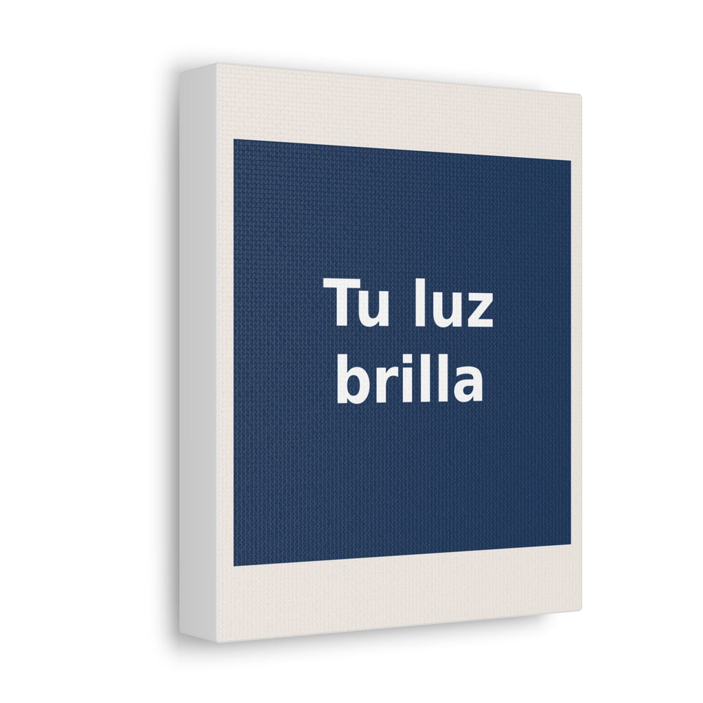 "Tu luz brilla" Black Cat Canvas | College Girl Gift | Fashion | KayKay Classics