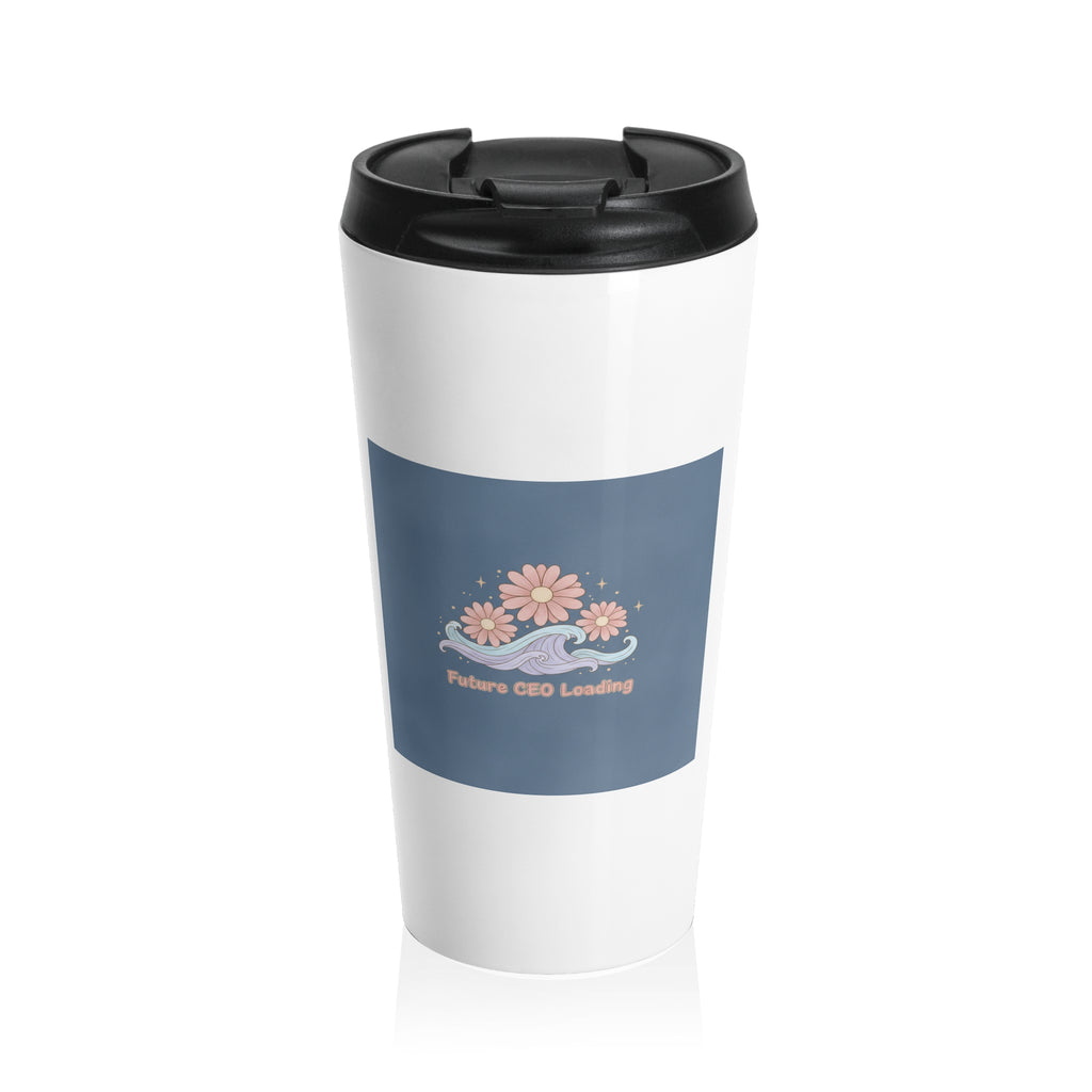 Daisies And Gentle Waves Travel Mug – Future Ceo Loading