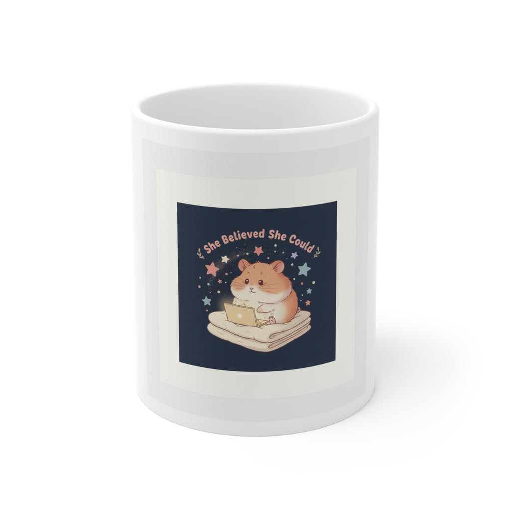 Bear Mug 11oz – She Believed She Could