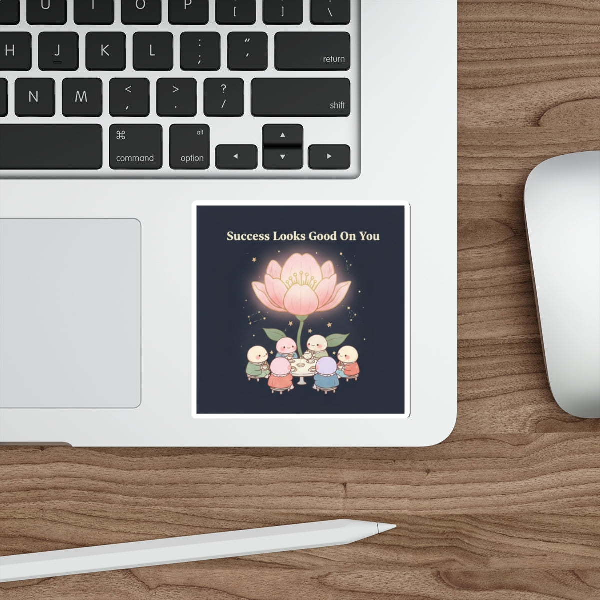 Tiny Chibi Creatures Die-Cut Sticker – Success Looks Good on You