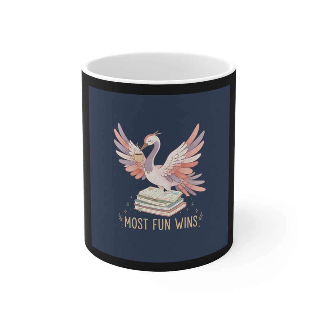 Crane Mug 11oz – Most Fun Wins