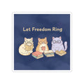 Cats With Glasses Kiss-Cut Sticker – Let Freedom Ring