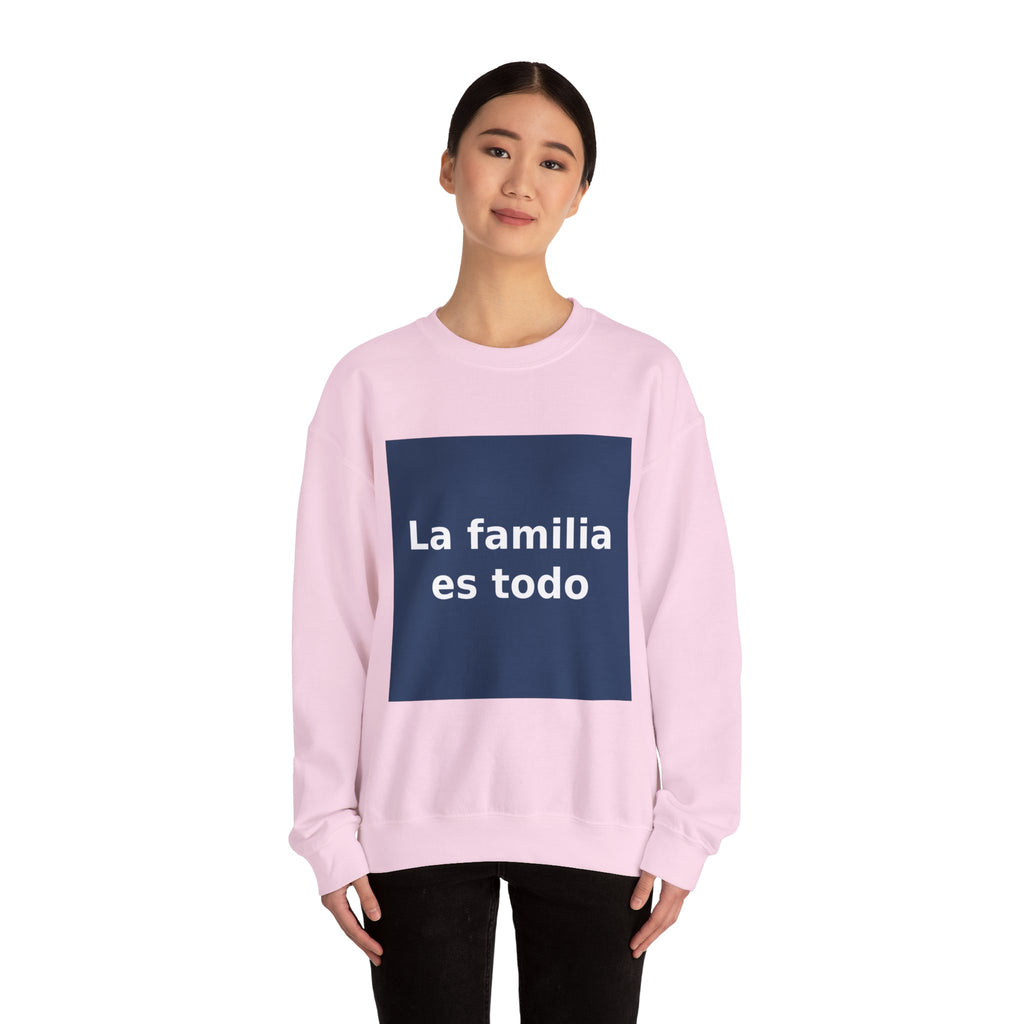 "La familia es todo" Black Cat Crewneck | College Girl Gift | Fashion | KayKay Classics