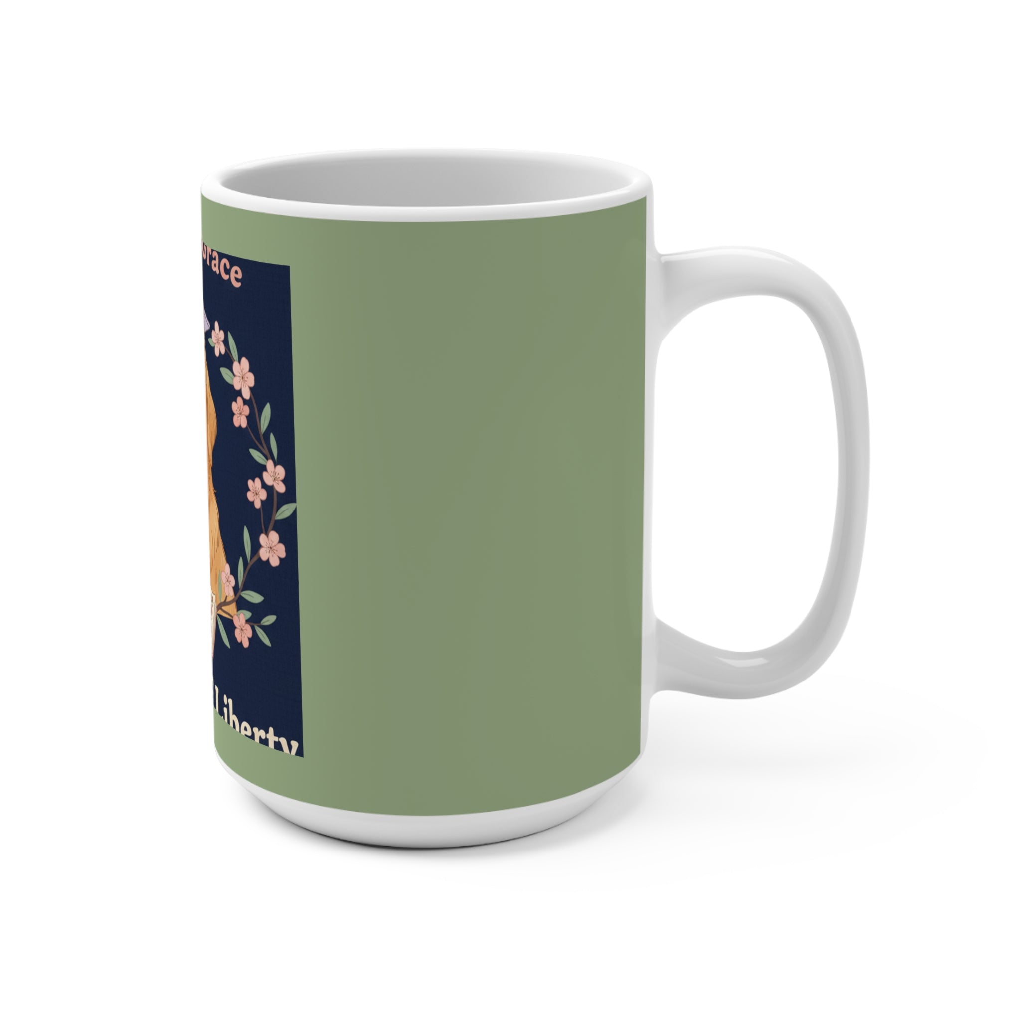 Golden Retriever Mug 15oz – Bloom With Grace