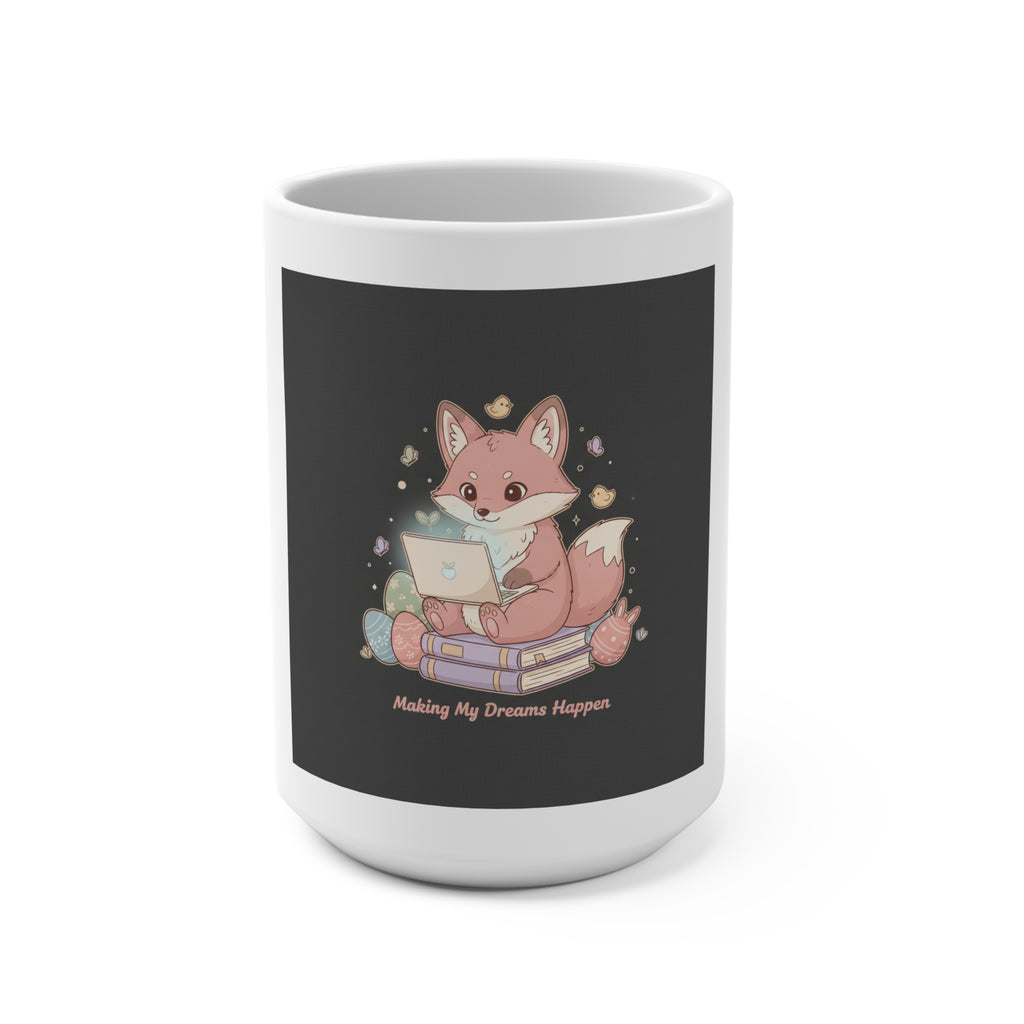 Kitsune Mug 15oz – Making My Dreams Happen