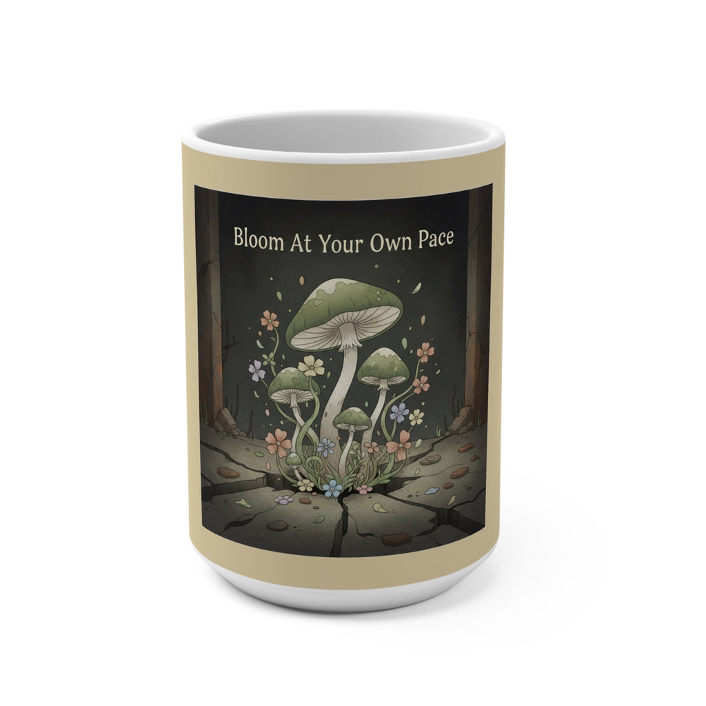 Black Cat Mug 15oz – Bloom at Your Own Pace
